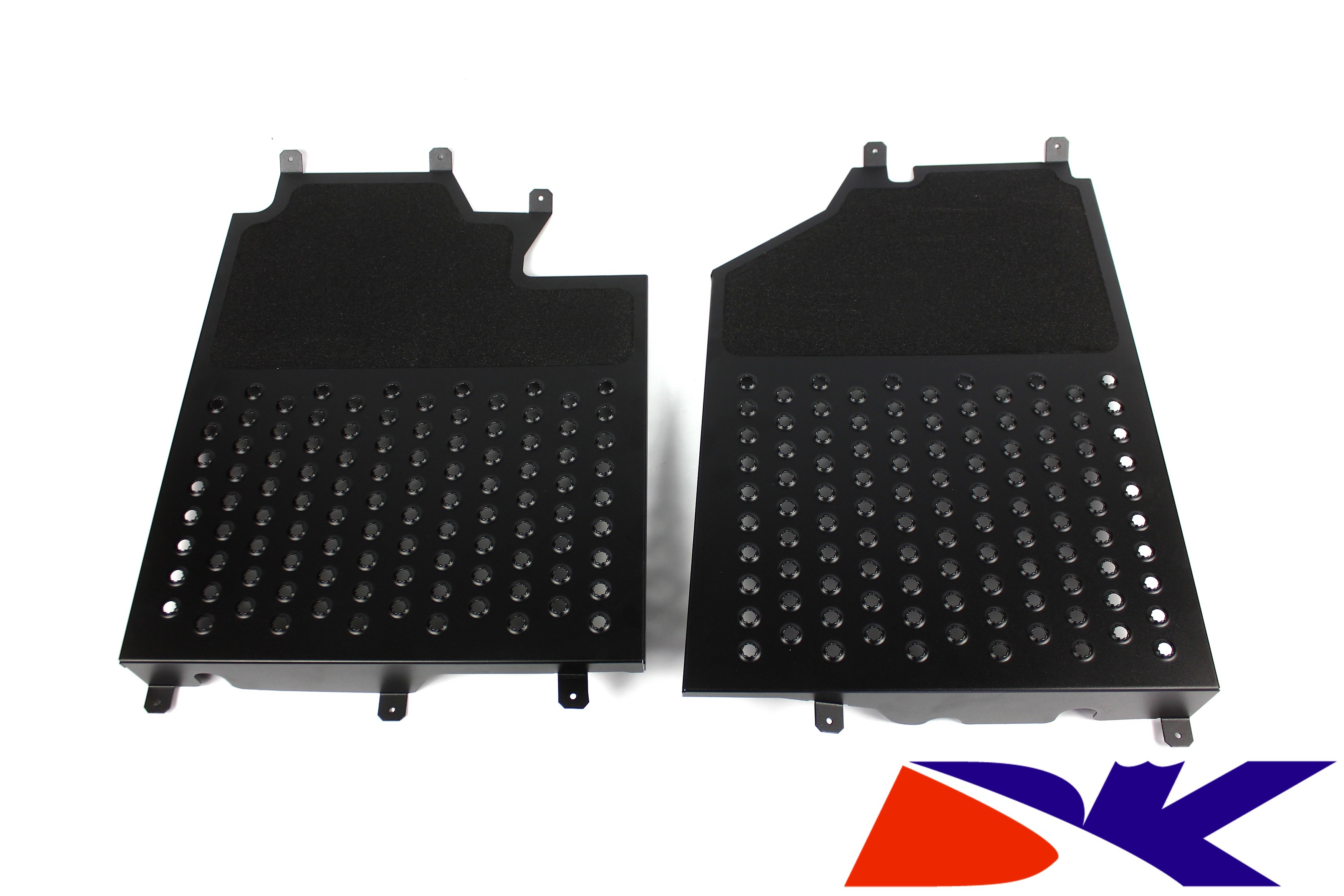 BMW E36 Floor Plates / Trittbretter Edelstahl Schwarz Pulverbeschichtet