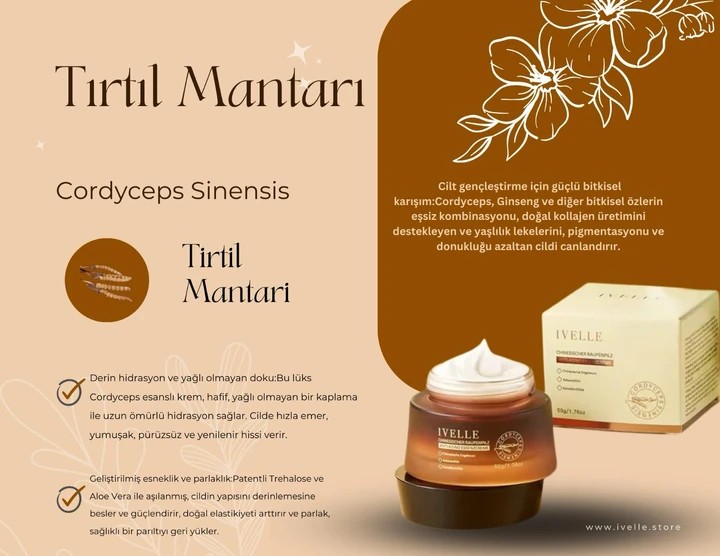 İvelle Chinesischer Raupenpilz Creme