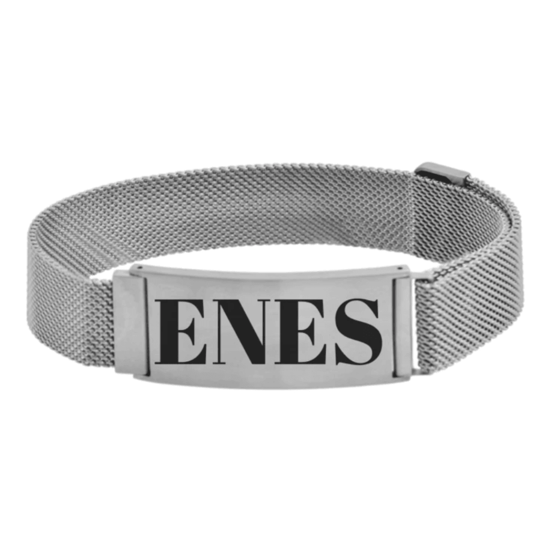 Edelstahl Armband mit Gravur