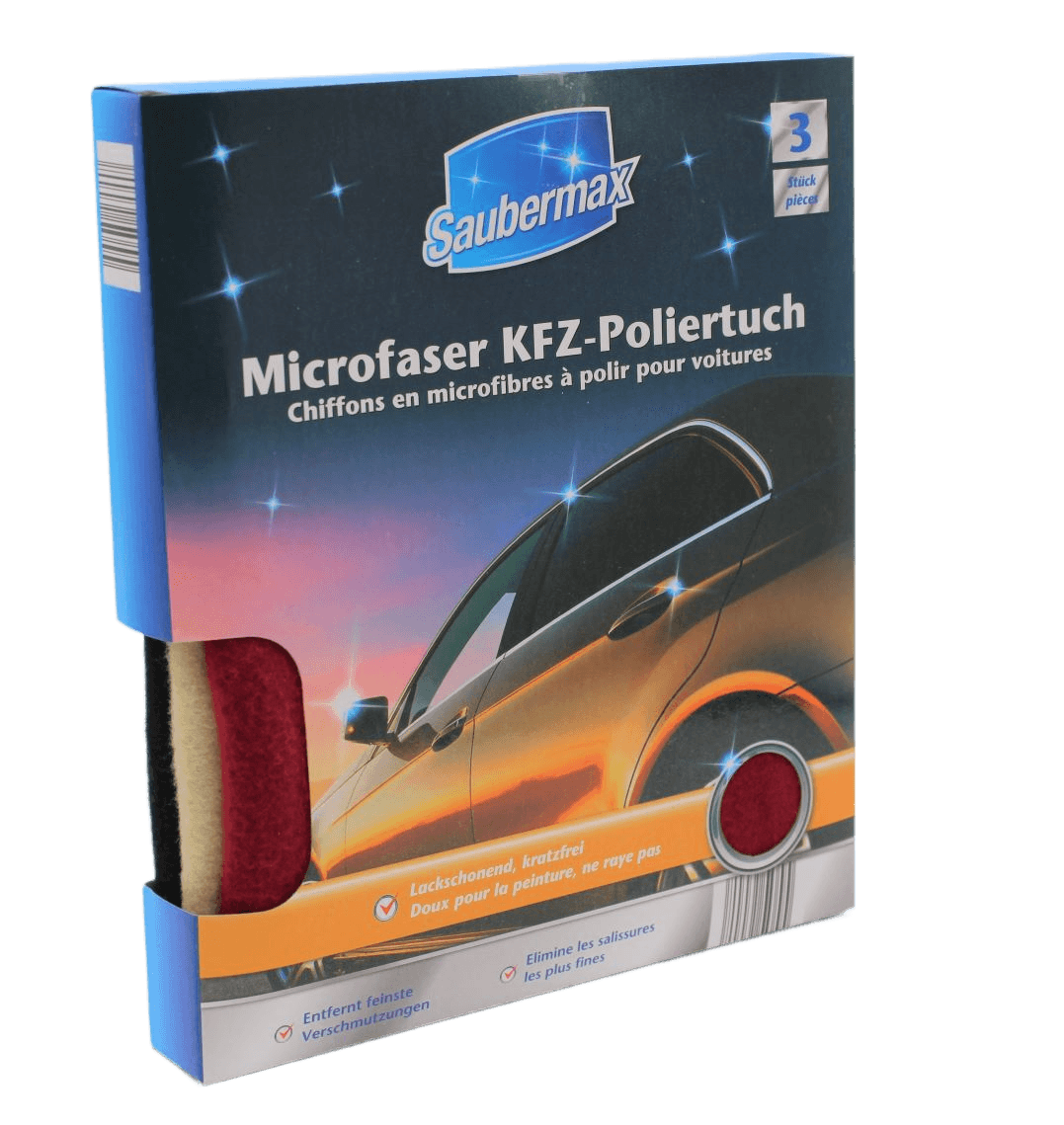 Microfaser KFZ-Poliertuch 3er Pack