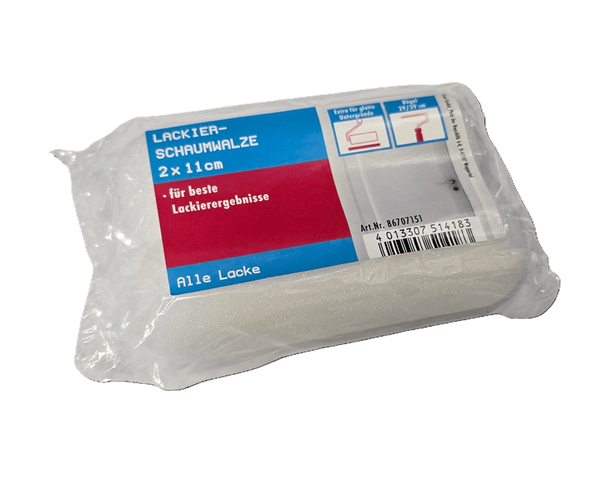 Lackier-Schaumwalze 2er Pack 11cm 