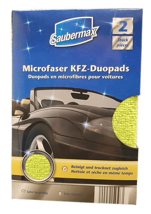 Microfaser KFZ-Duopads 2er Pack