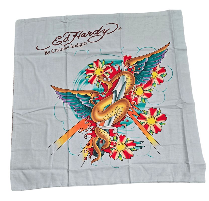 Ed Hardy Kissenbezug Snake & Wings
