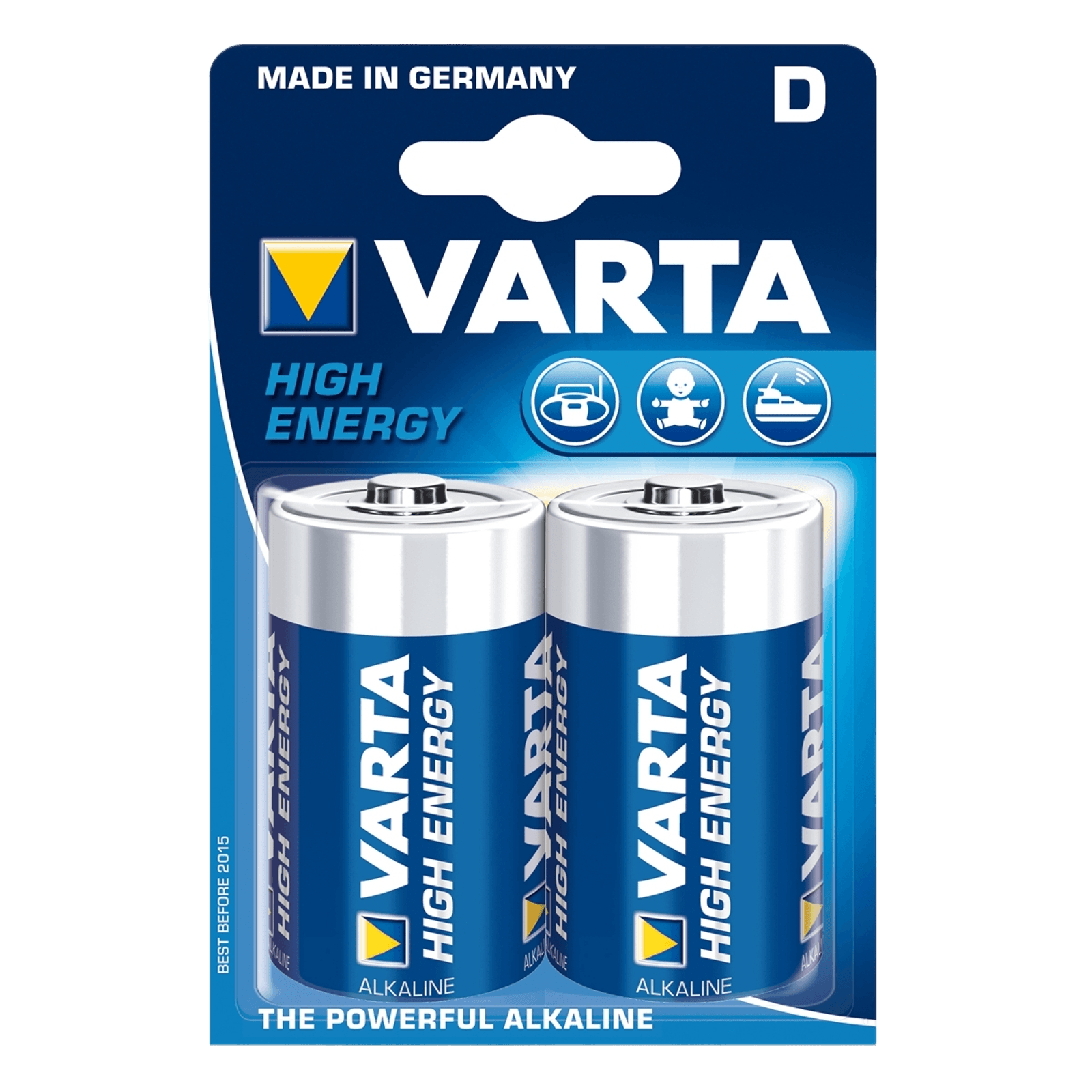 Batterie VARTA Mono D 2er high energy Alkaline