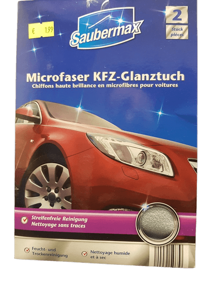 Microfaser KFZ-Glanztuch 2 er Pack