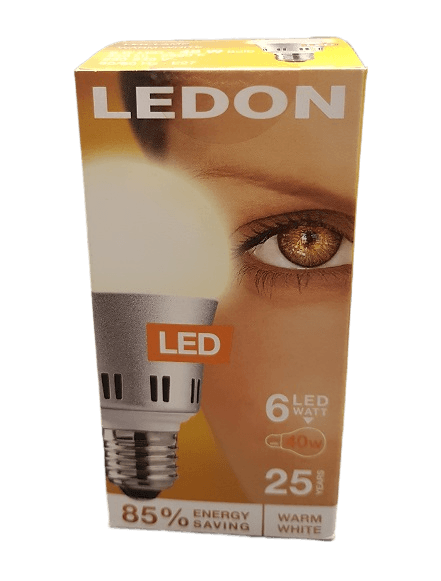 LEDON Glühbirne LED E27 - 6W