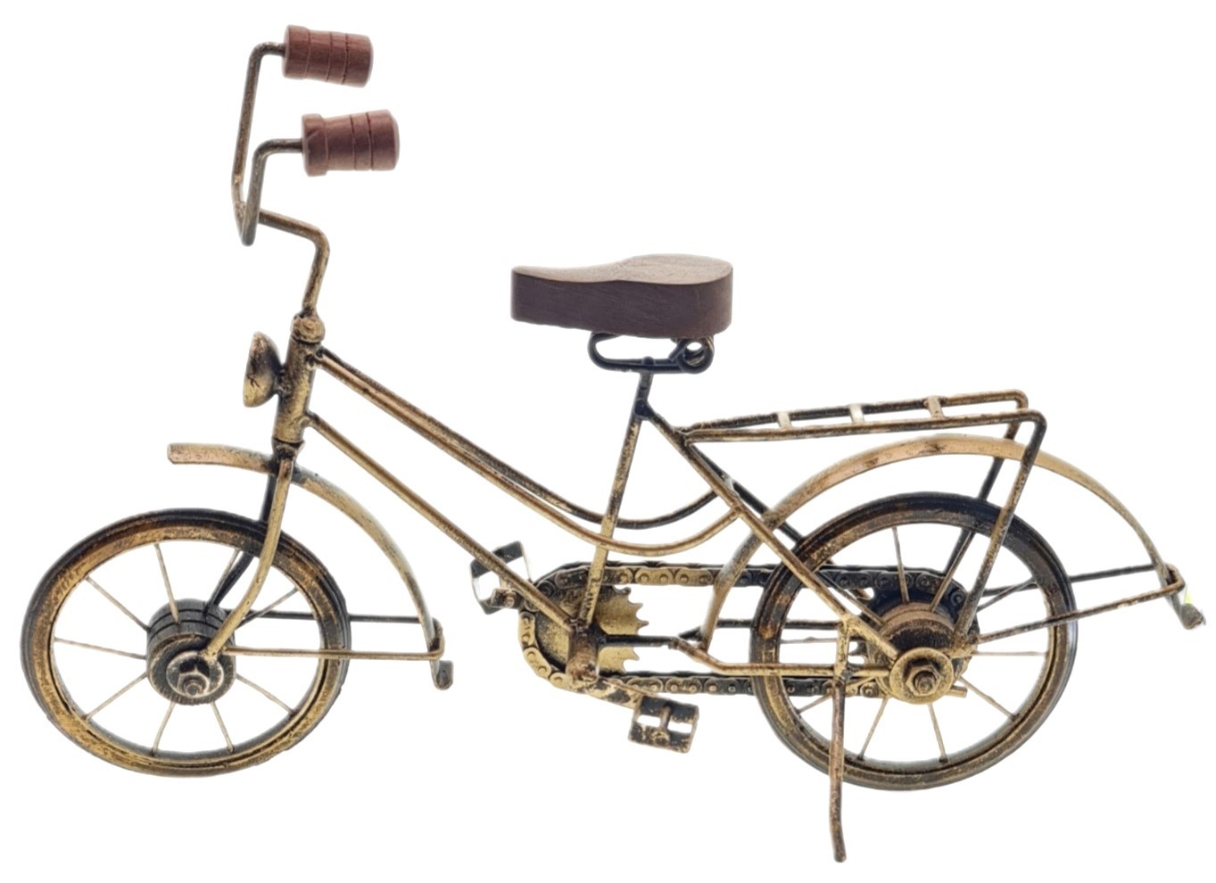 Fahrrad antik Gold