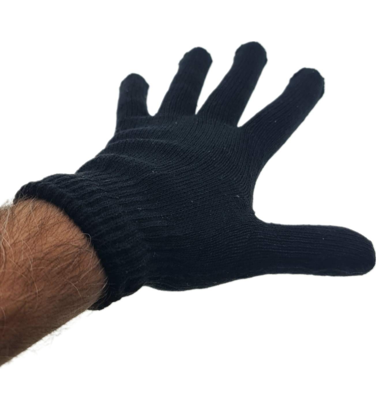Winter Strickhandschuh schwarz