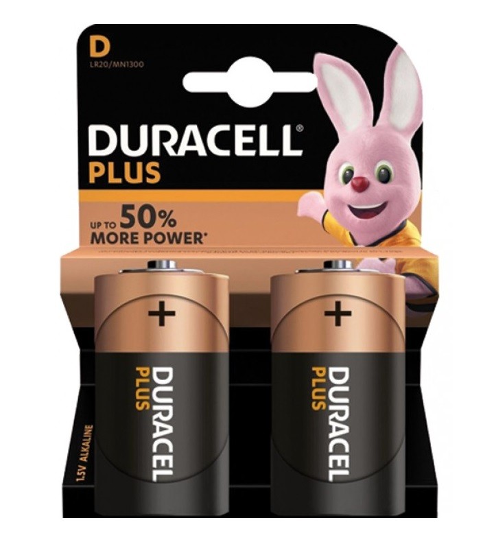 Batterie Duracell Plus Alkaline Mono 2er MN1300