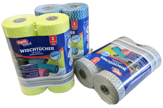 Wischtücher- Rolle  im 2er Pack