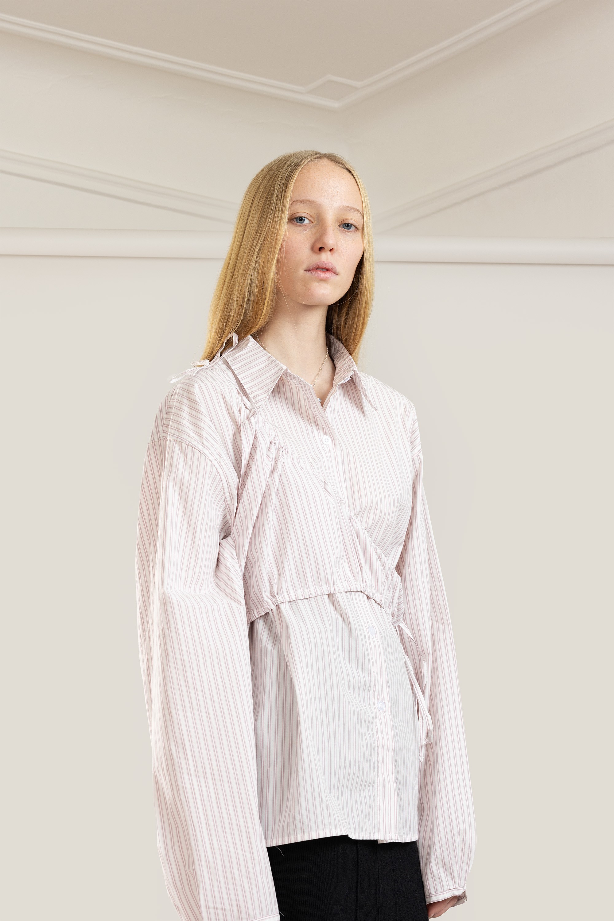 Sash Shirt Musk Stripe