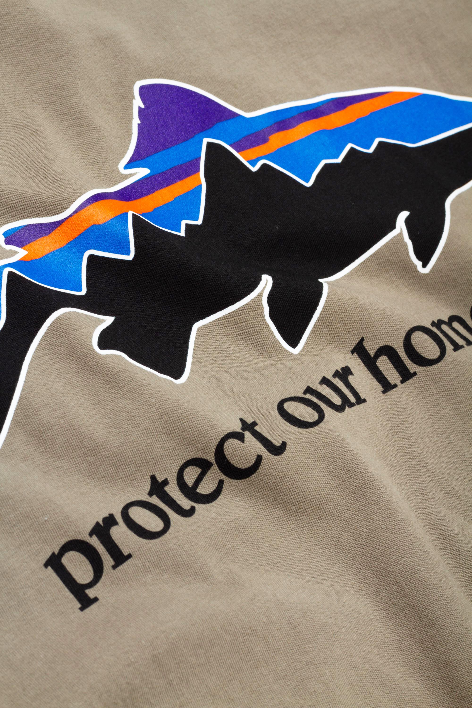 Home Water Trout Organic T-Shirt River Green
