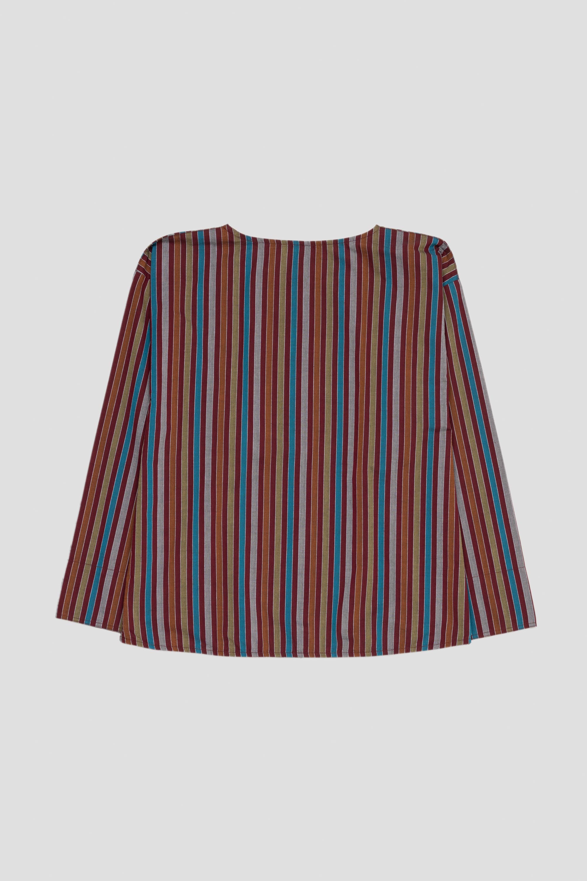 Tom Top Maroon Multi Stripe