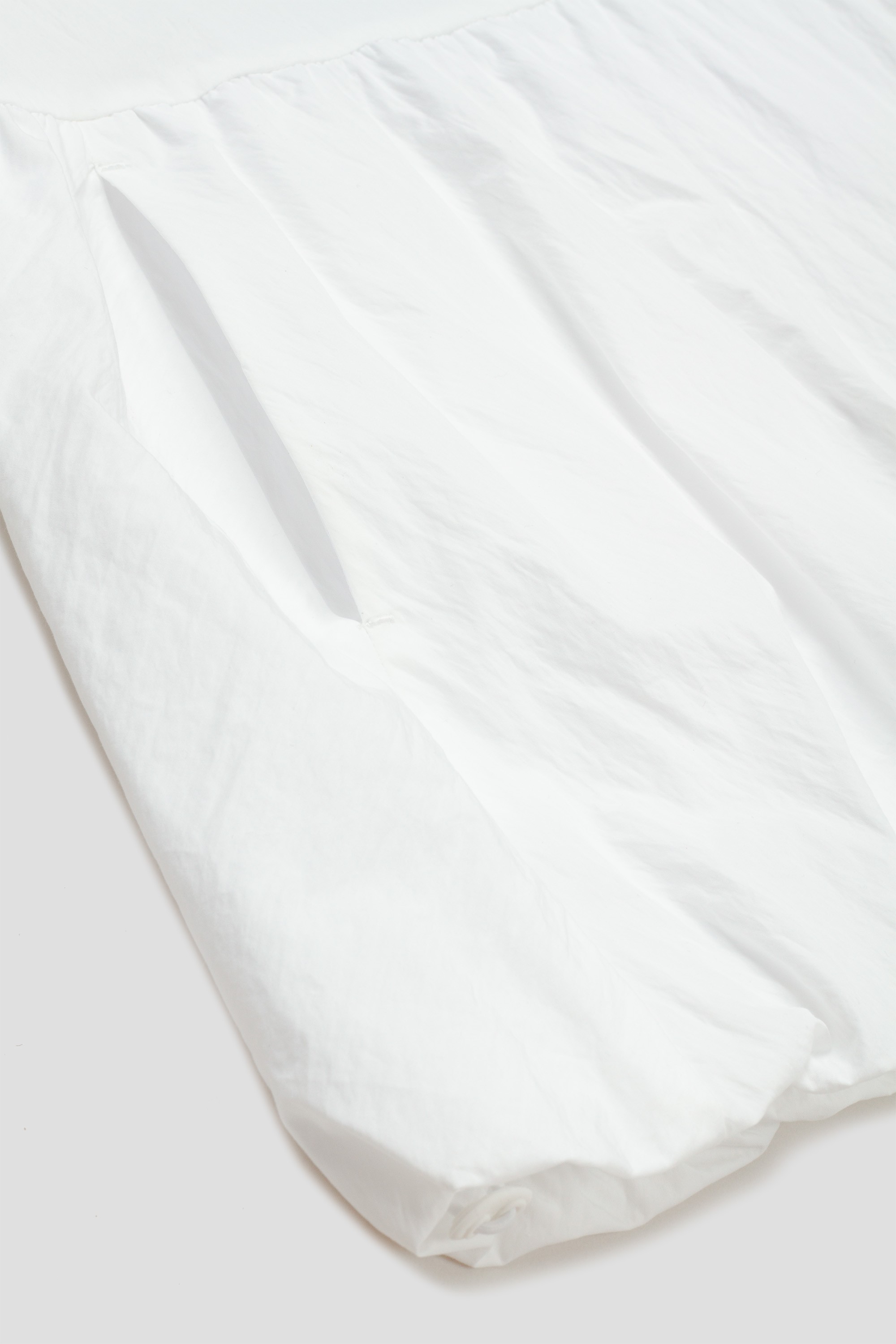 Volume Mini Dress White
