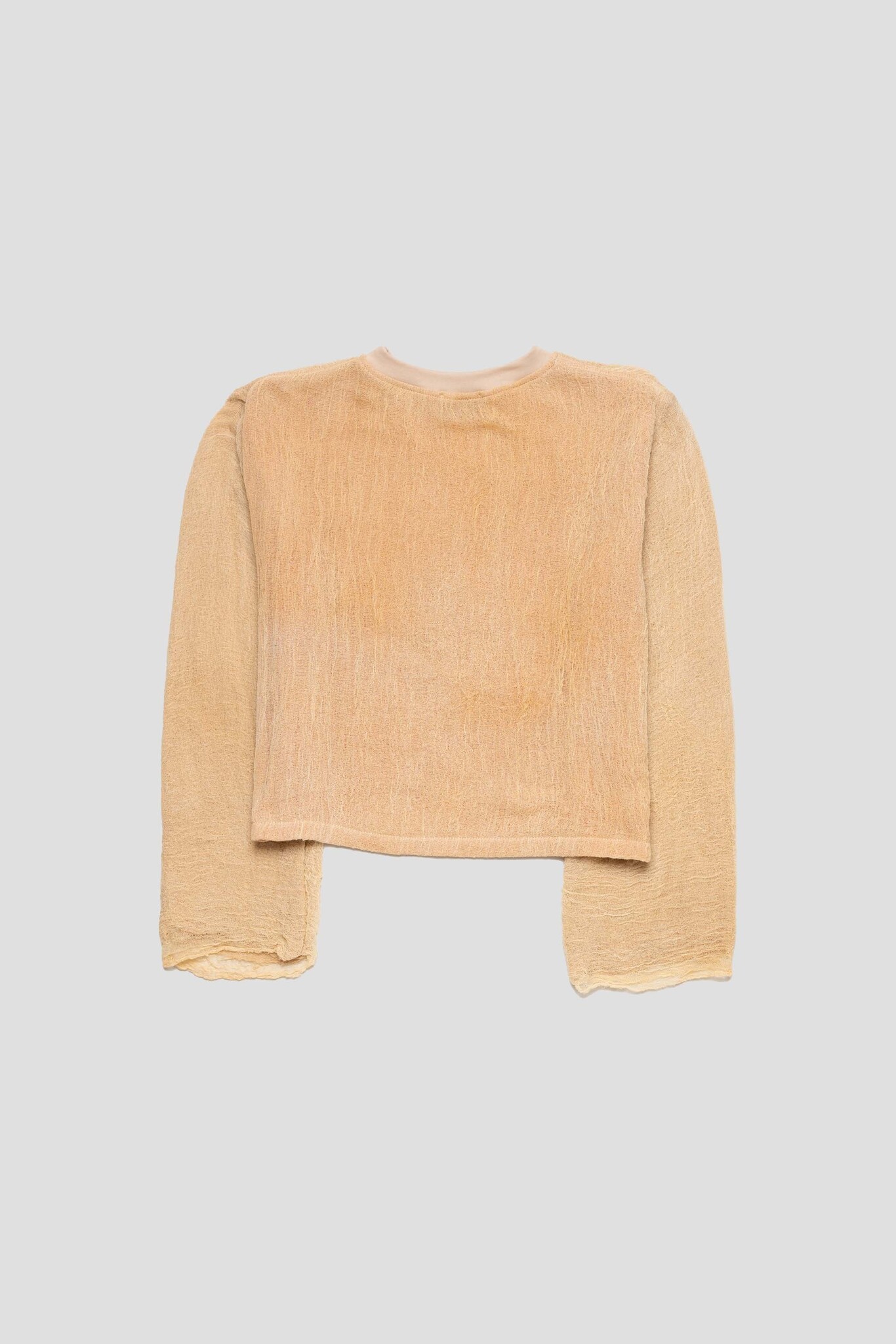 Gauze Sweatshirt Beige