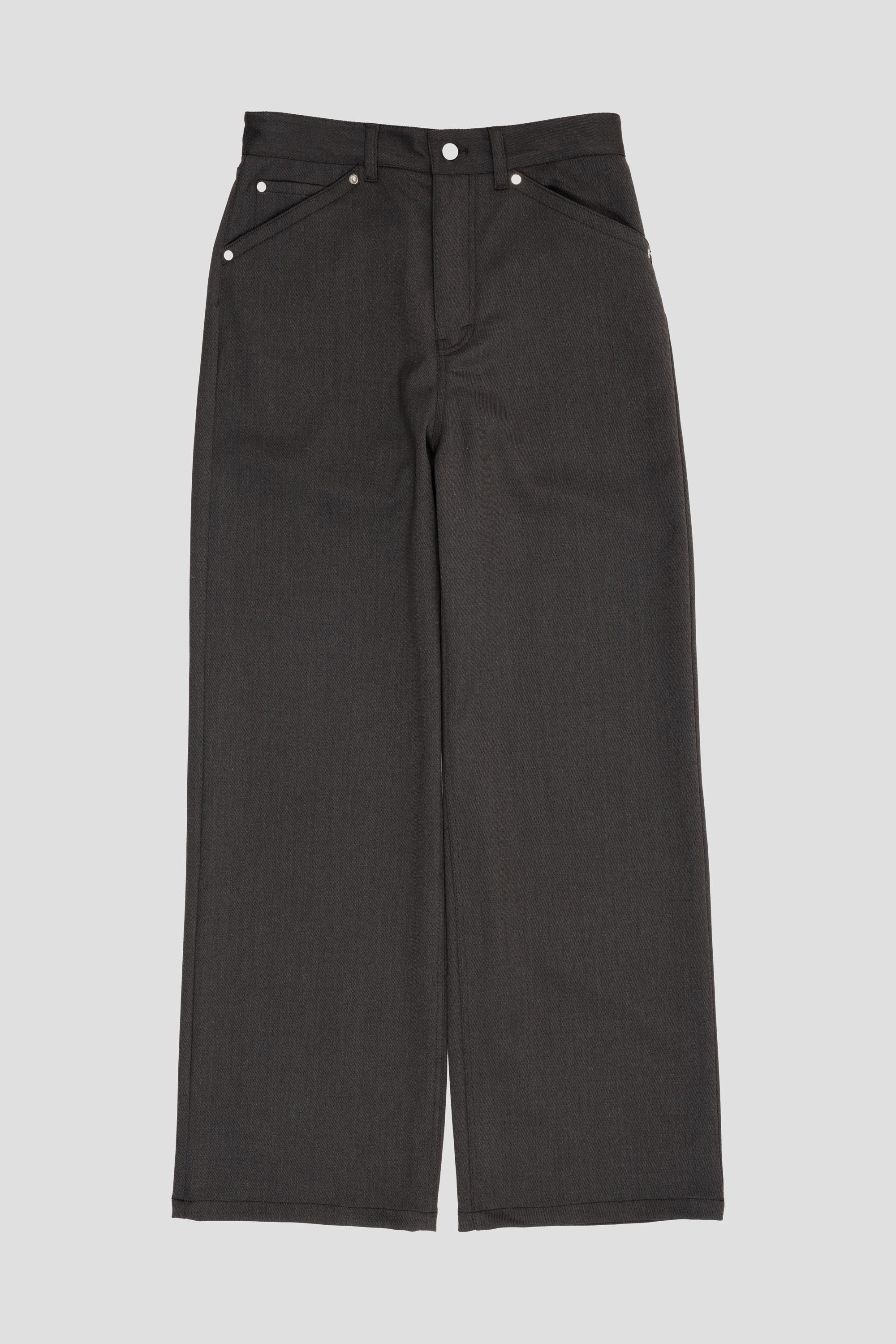 Stellar Trousers Brown Melange Twill