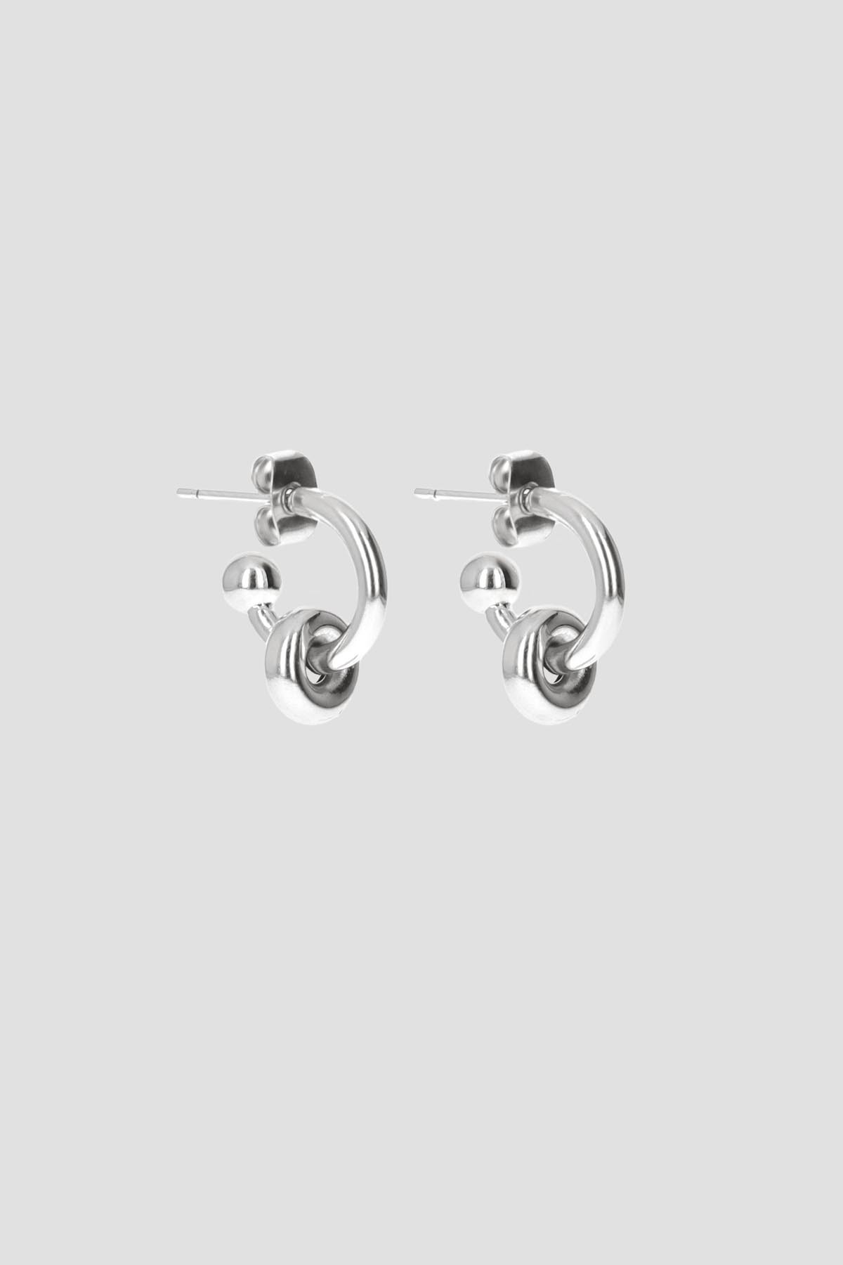 Ethan Earrings Palladium
