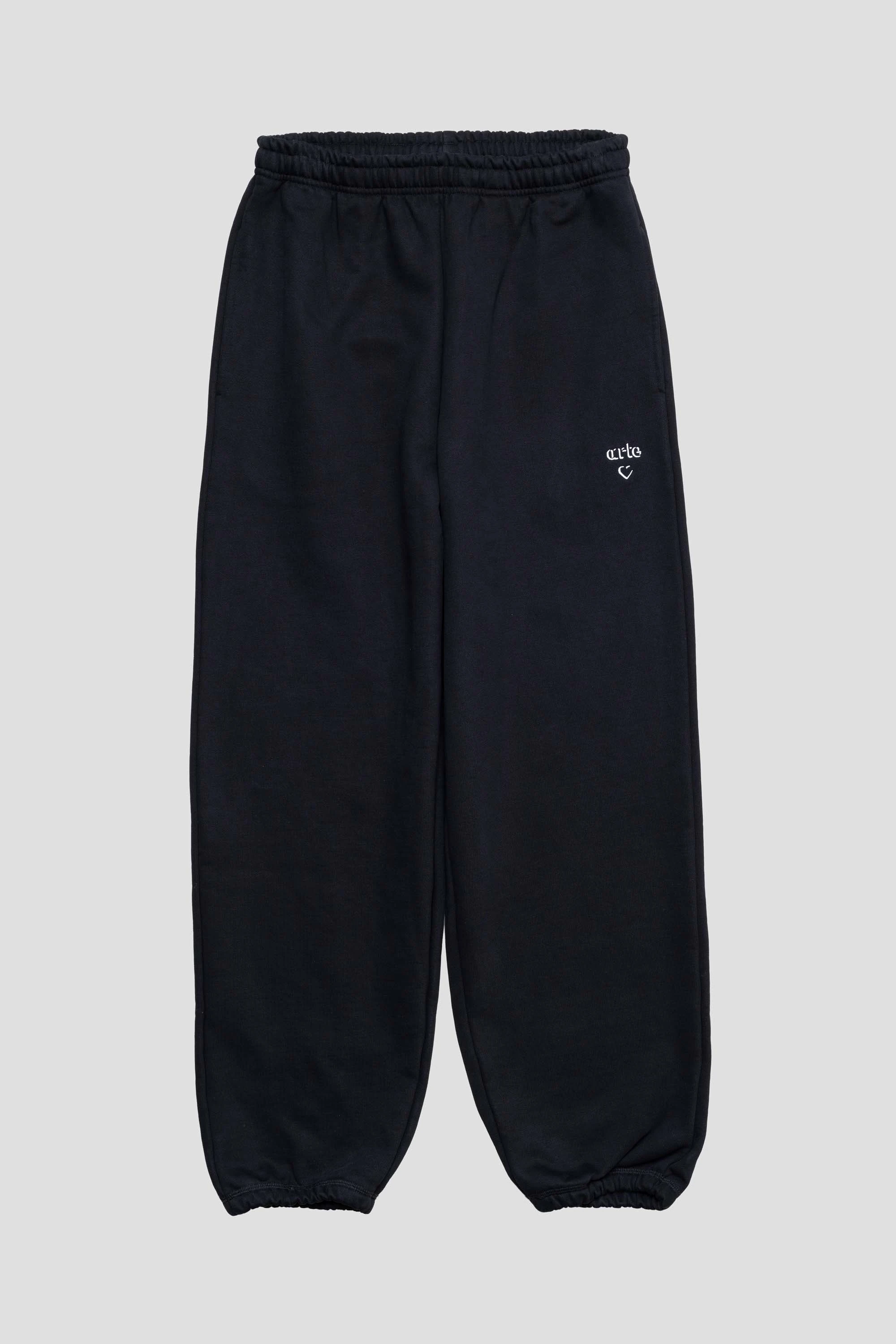 Heart Pants Black