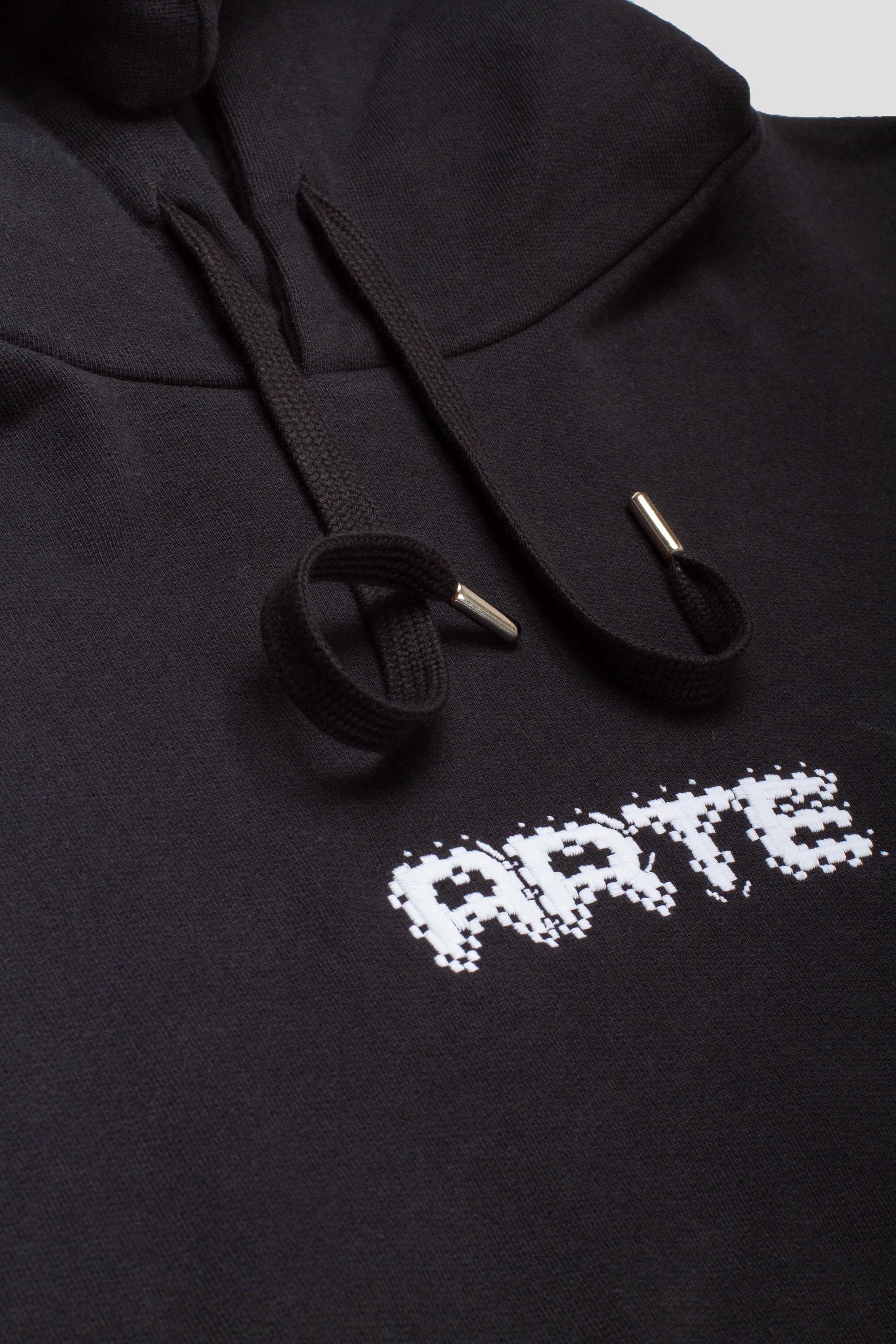 Pixel Hoodie Black