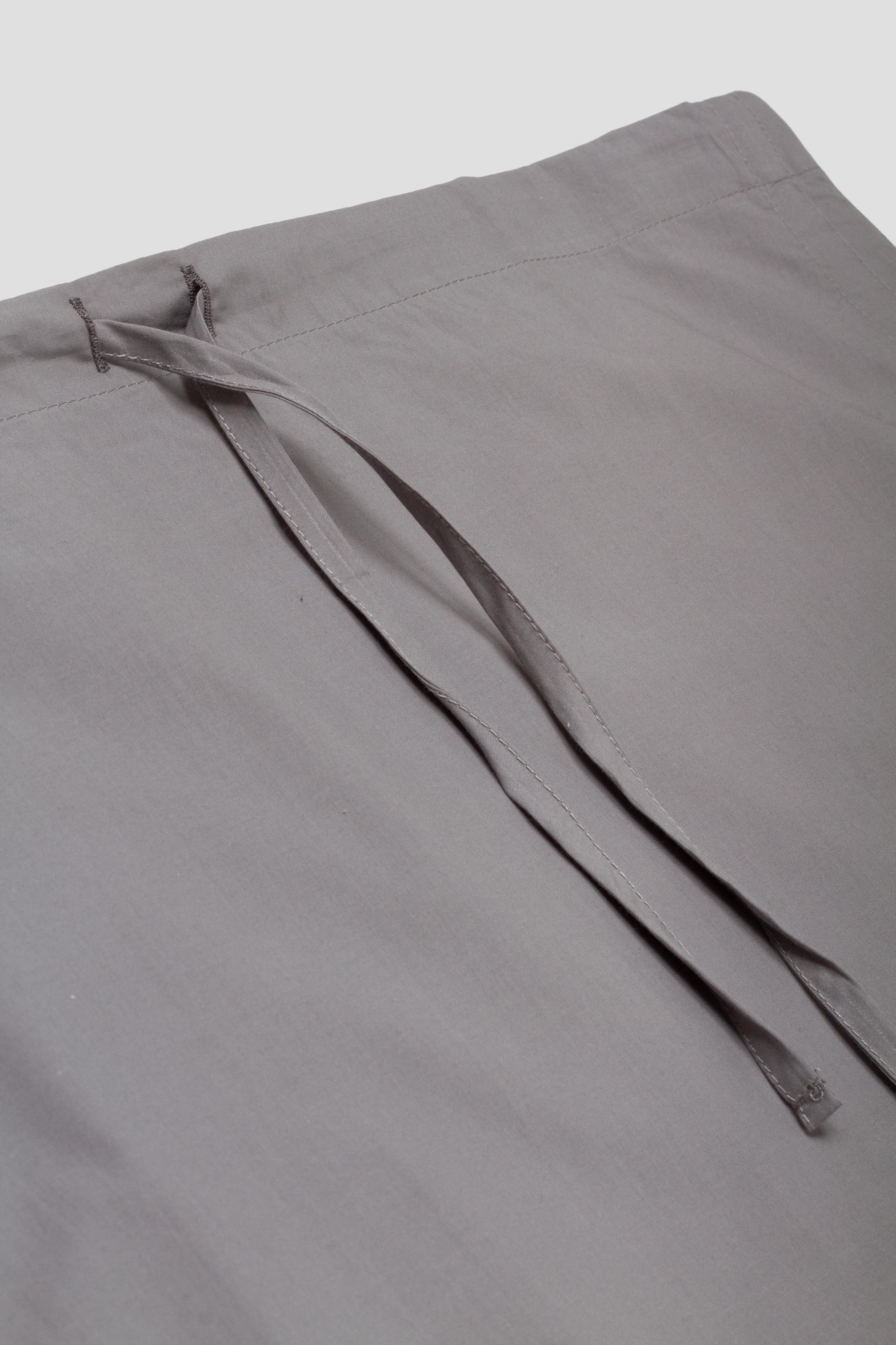 Pictorial Strap Skirt Ziti Grey