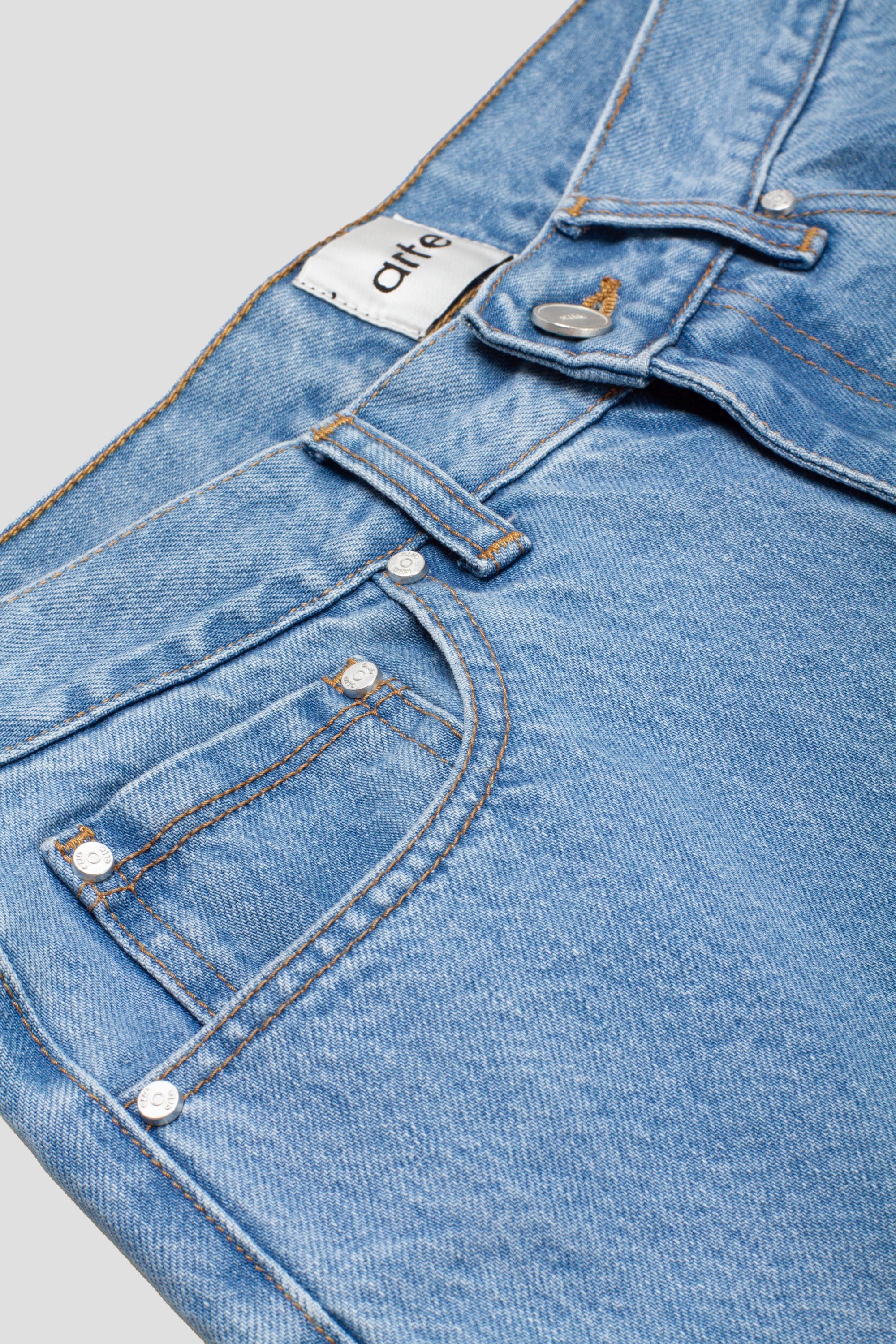 Back Pocket Graphic Pants Bleach