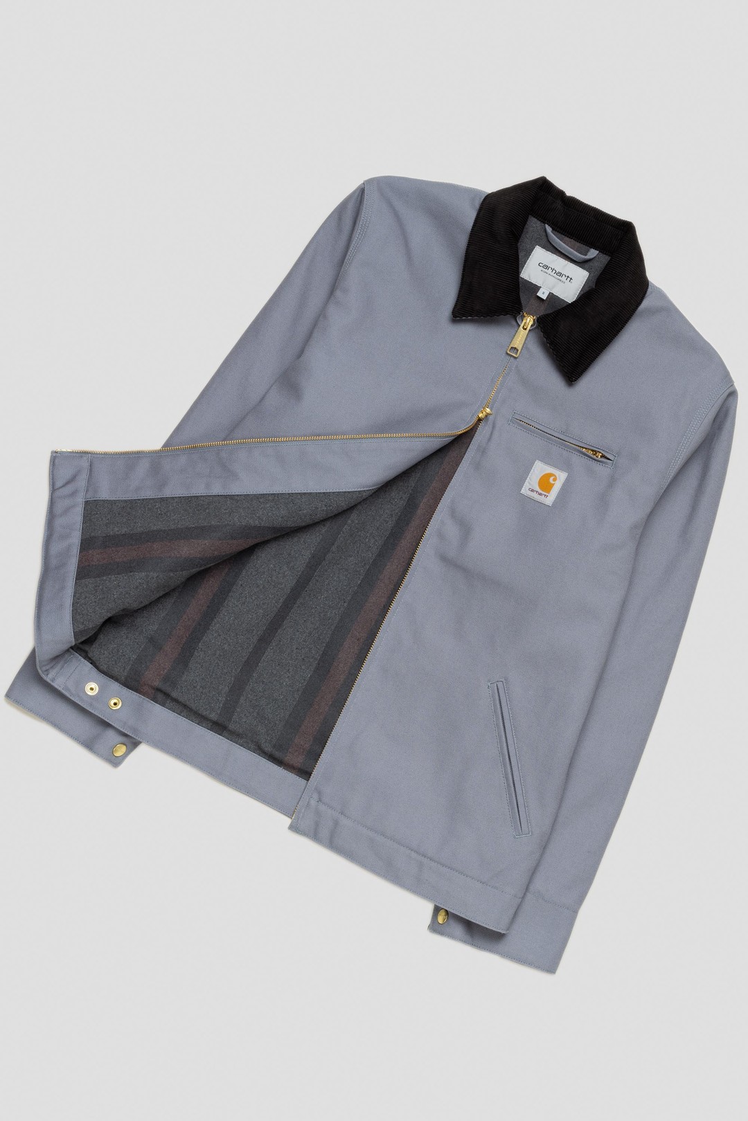 Carhartt Detroit Jacket Dove Grey/Black | Shelter
