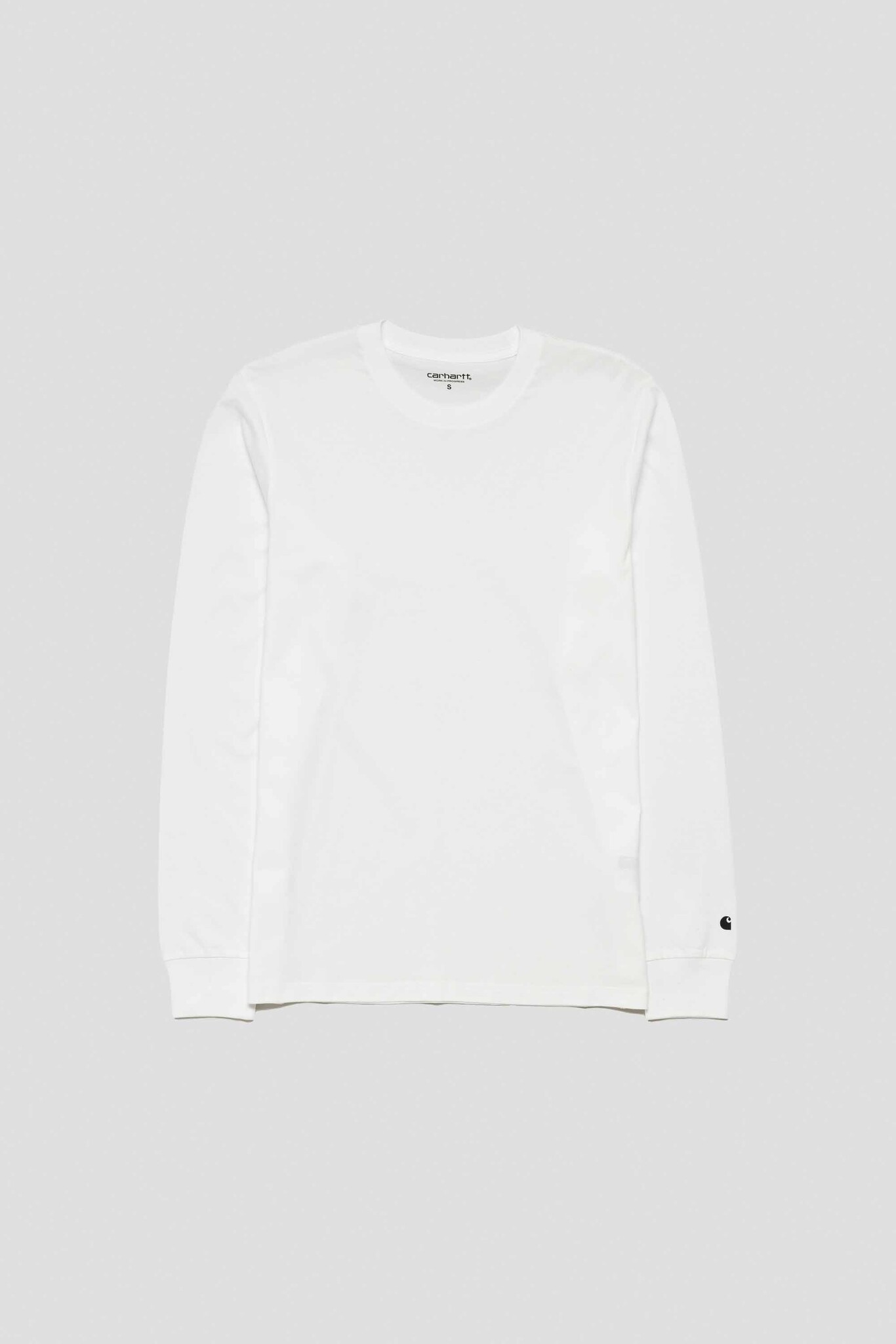 L/S Base T-Shirt White/Black