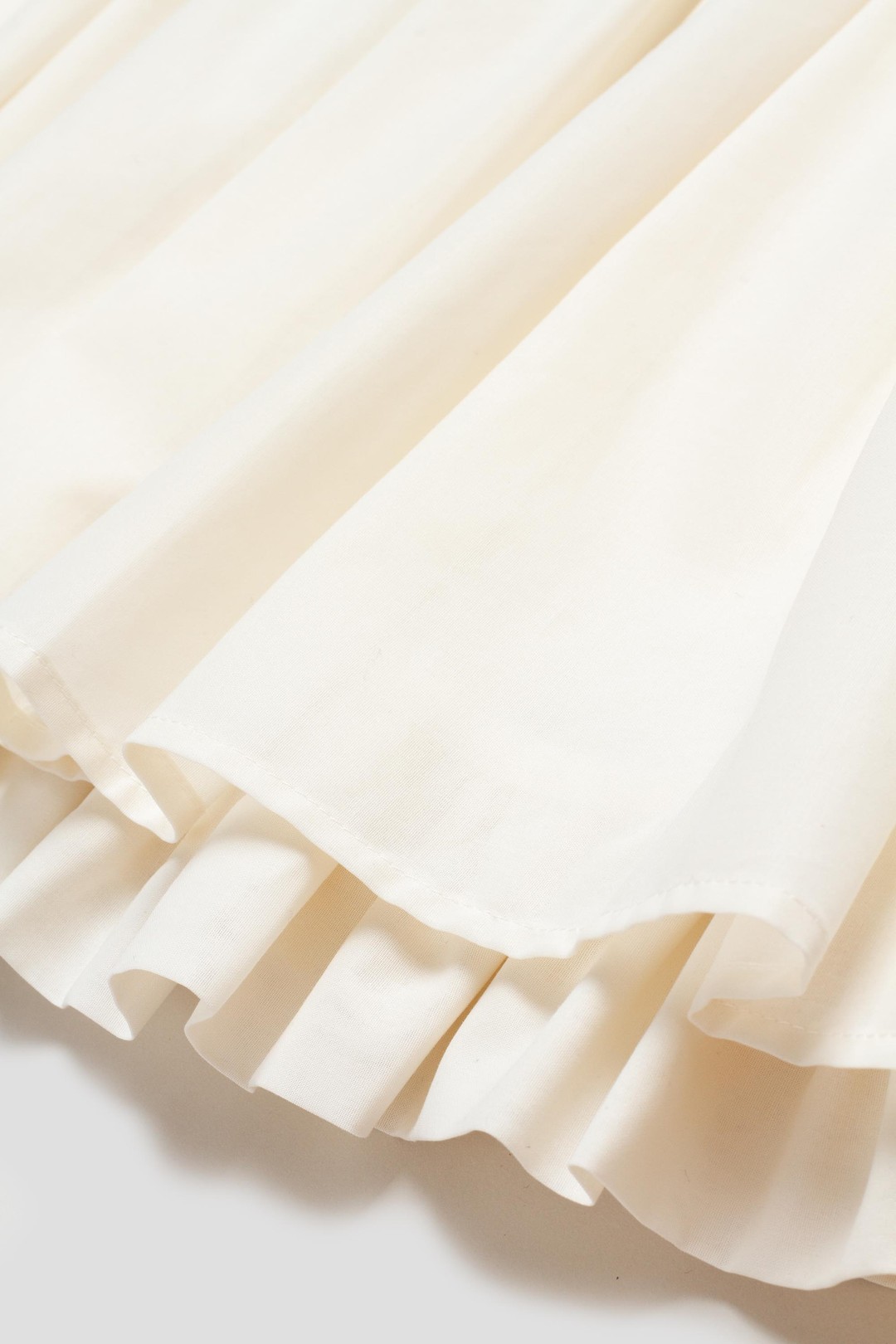 【AMOMENTO】24fw SHEER NECK FRILL DRESS Sheer Neck Frill Dress Ivory | Shelter