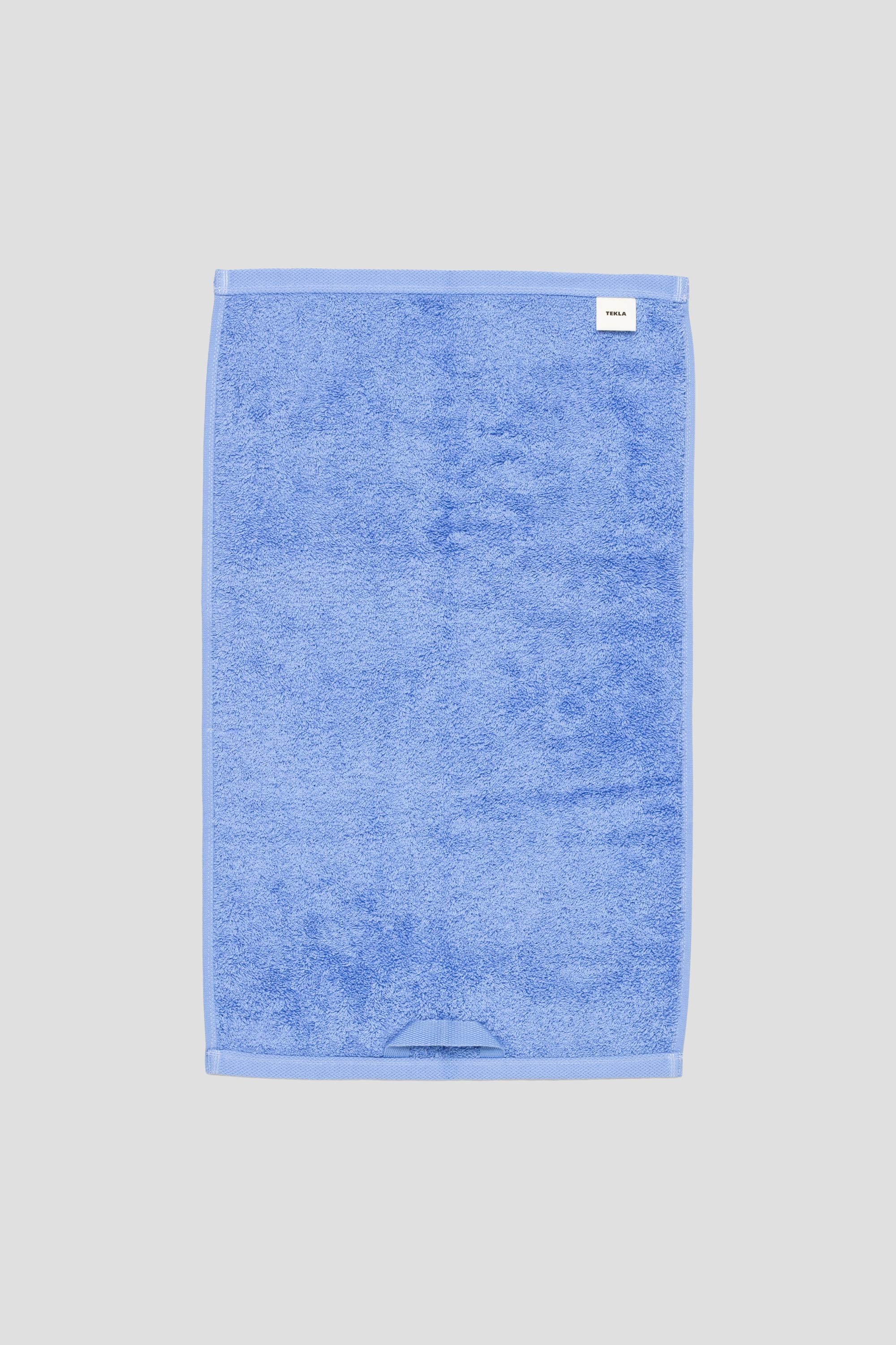 Terry Towel Guest Towel Clear Blue