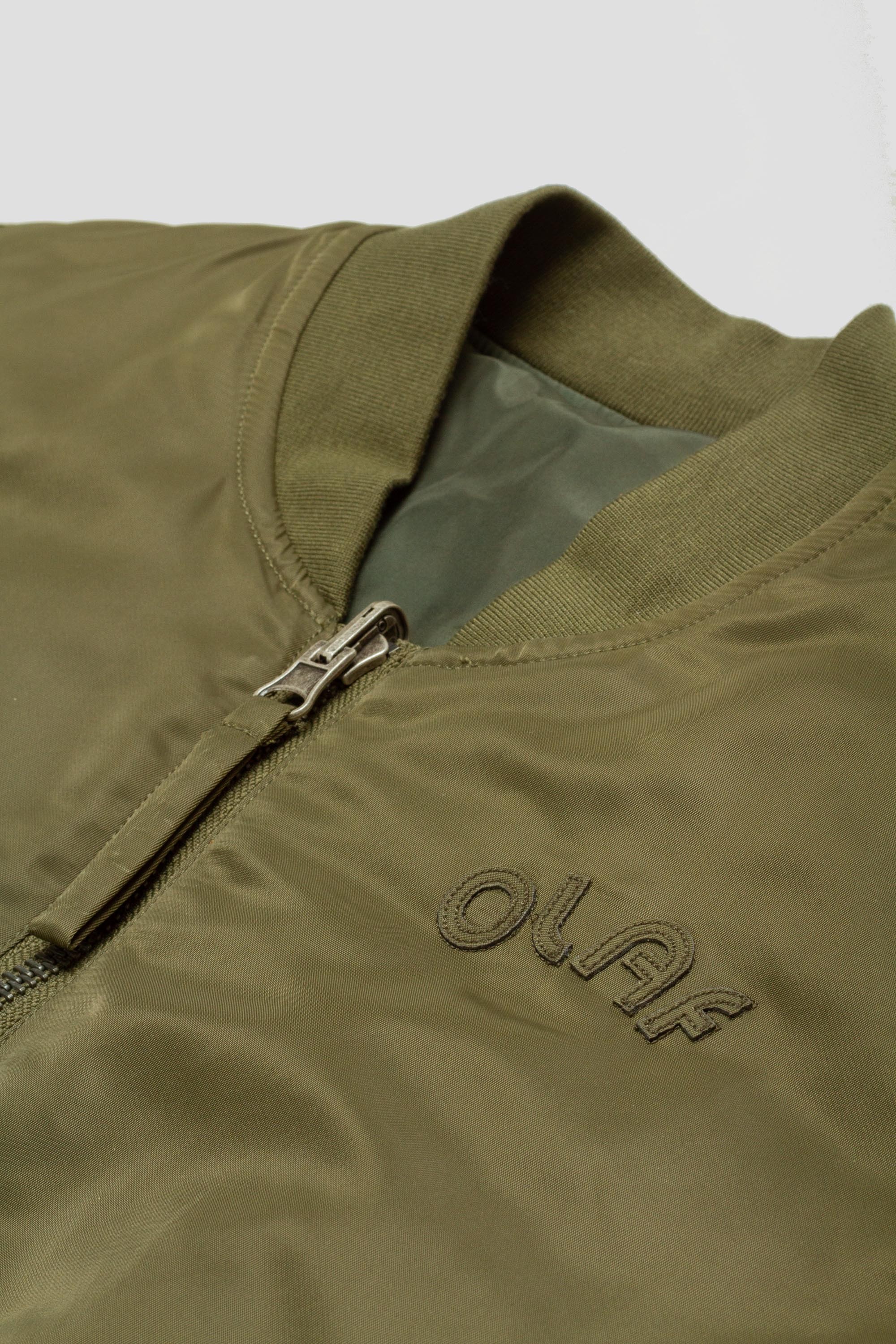 Women's Reversible Bomber Jacket Olive