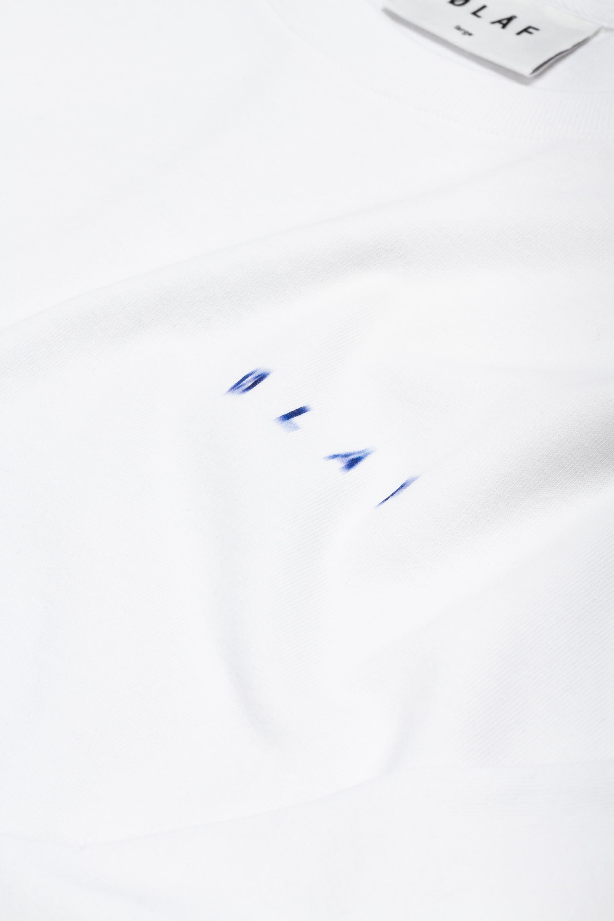 Ink Stain Tee LS Optical White