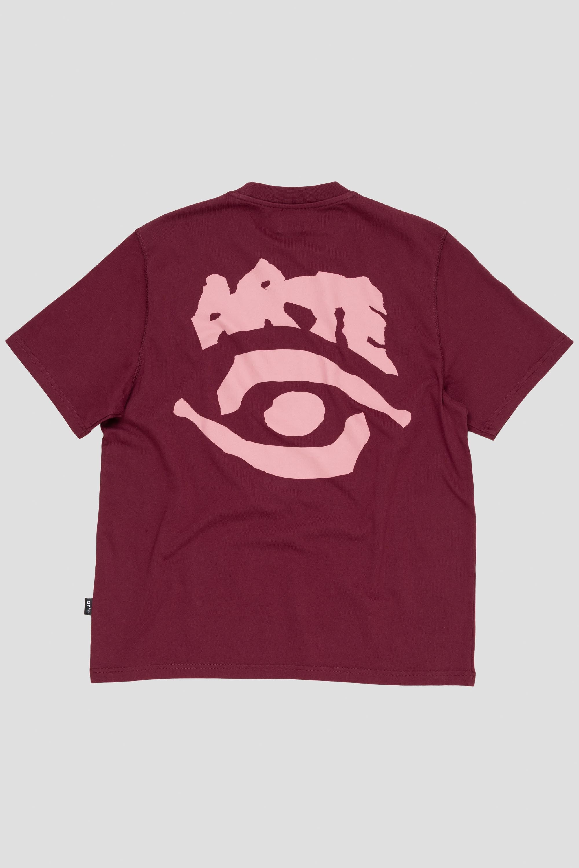 Eye Print T-Shirt Bordeaux