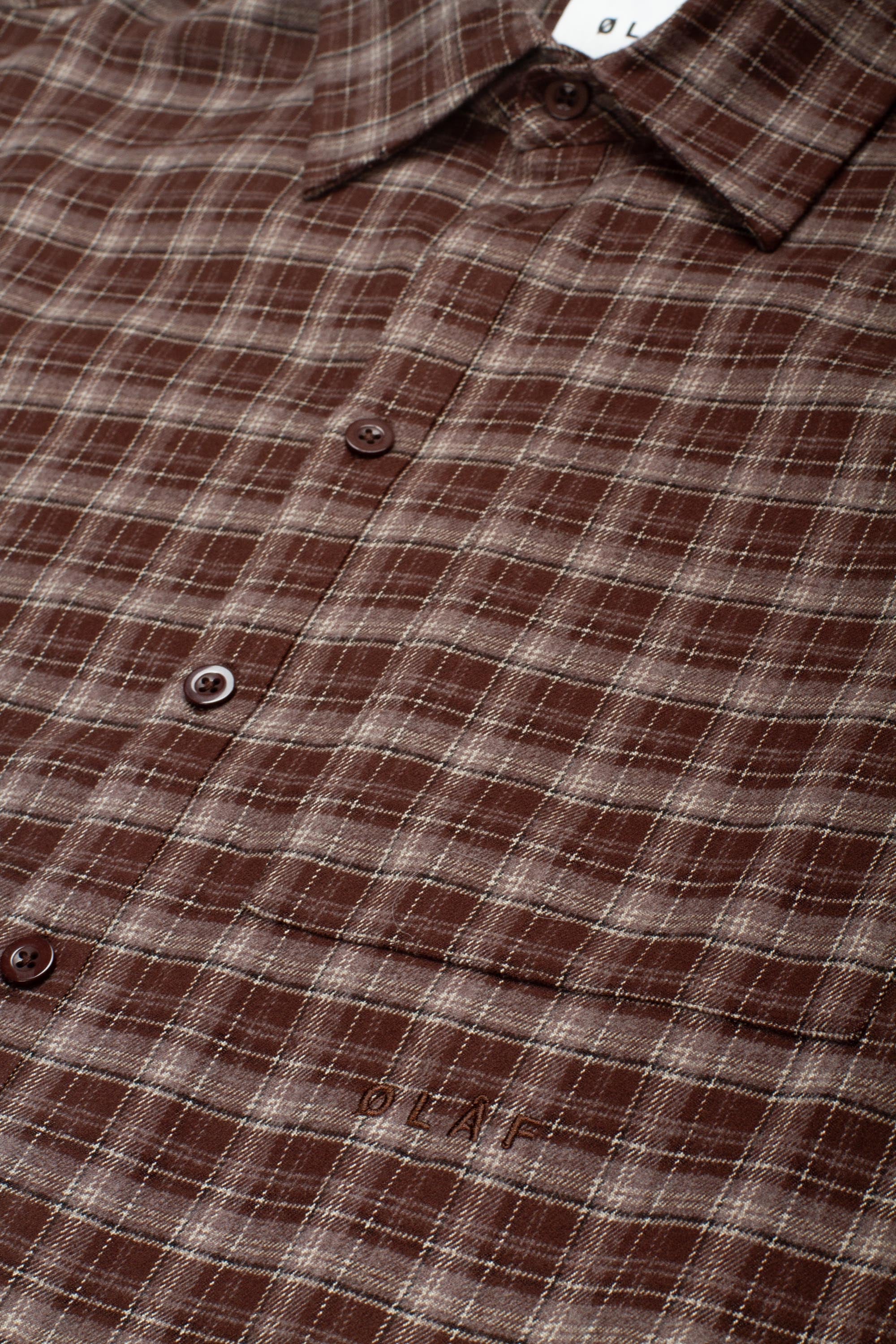 Plaid Boxy Shirt Hot Fudge