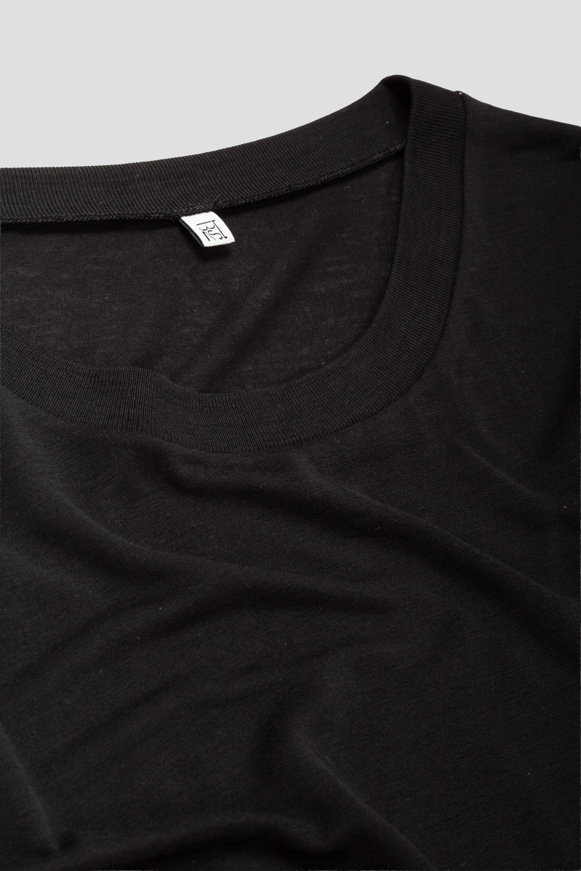 Long Sleeve Tee Bamboo Black