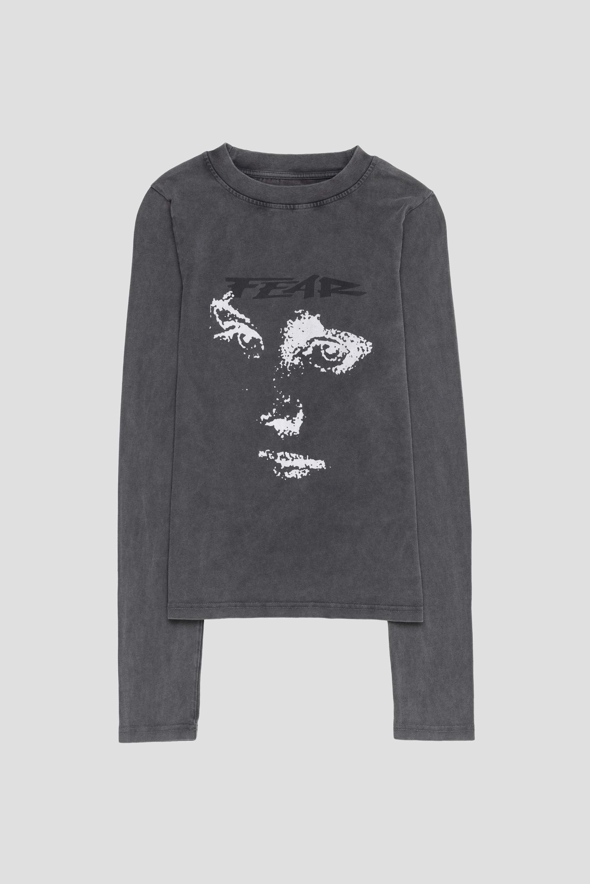 Women's Merch LS Tee Washed Graphite