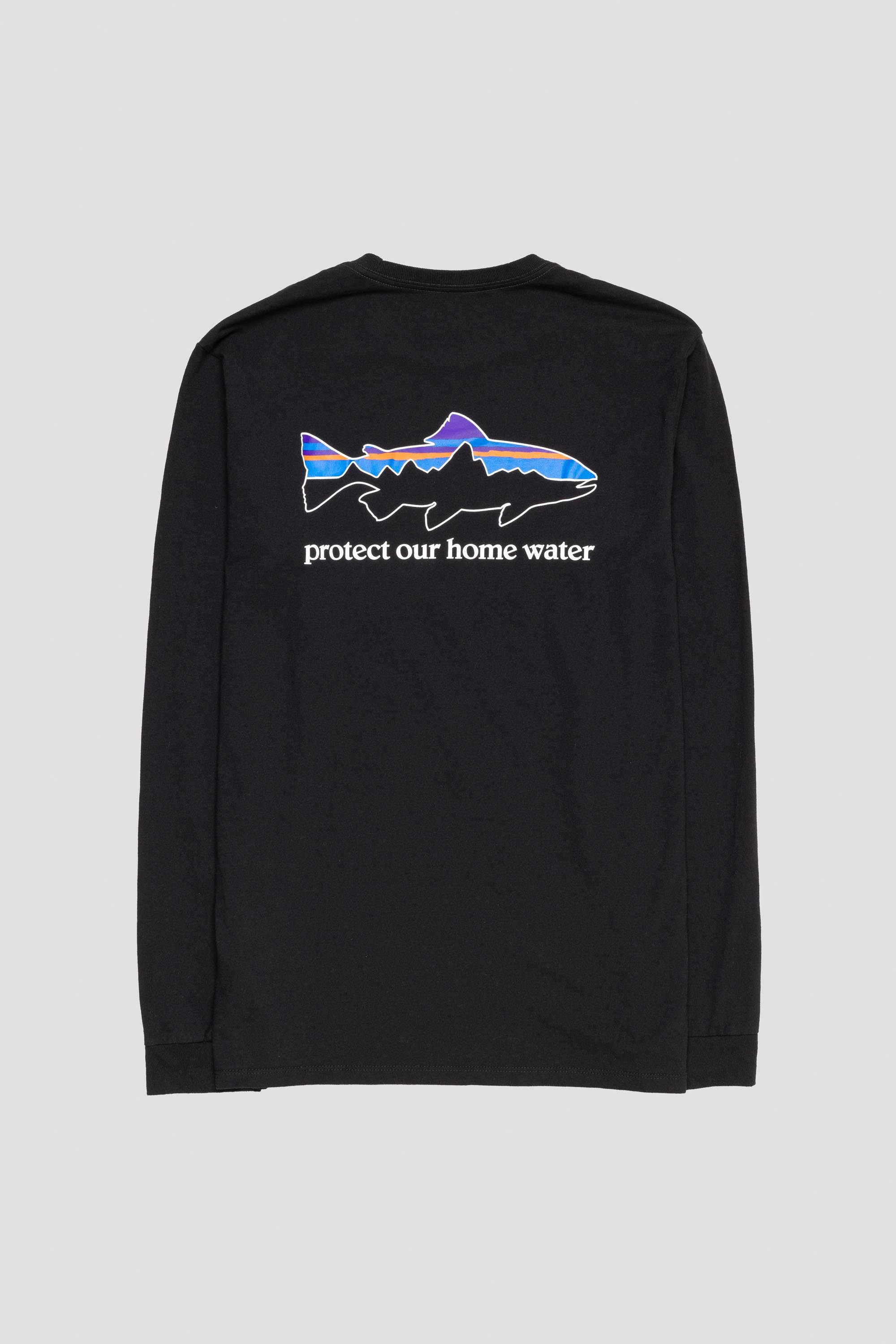 L/S Home Water Trout Resp. Tee Black
