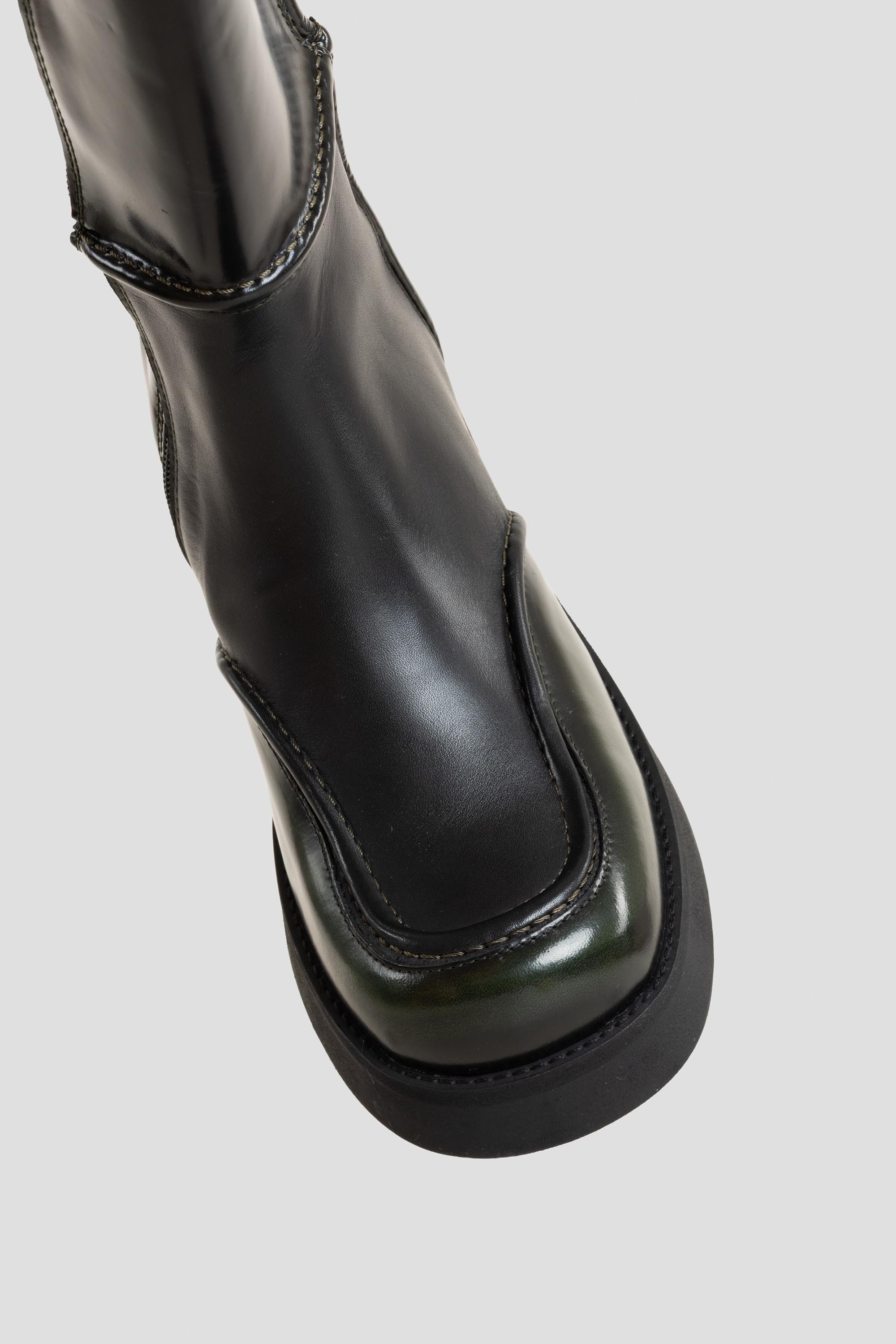 Inne Ankle Boots Khaki/Black