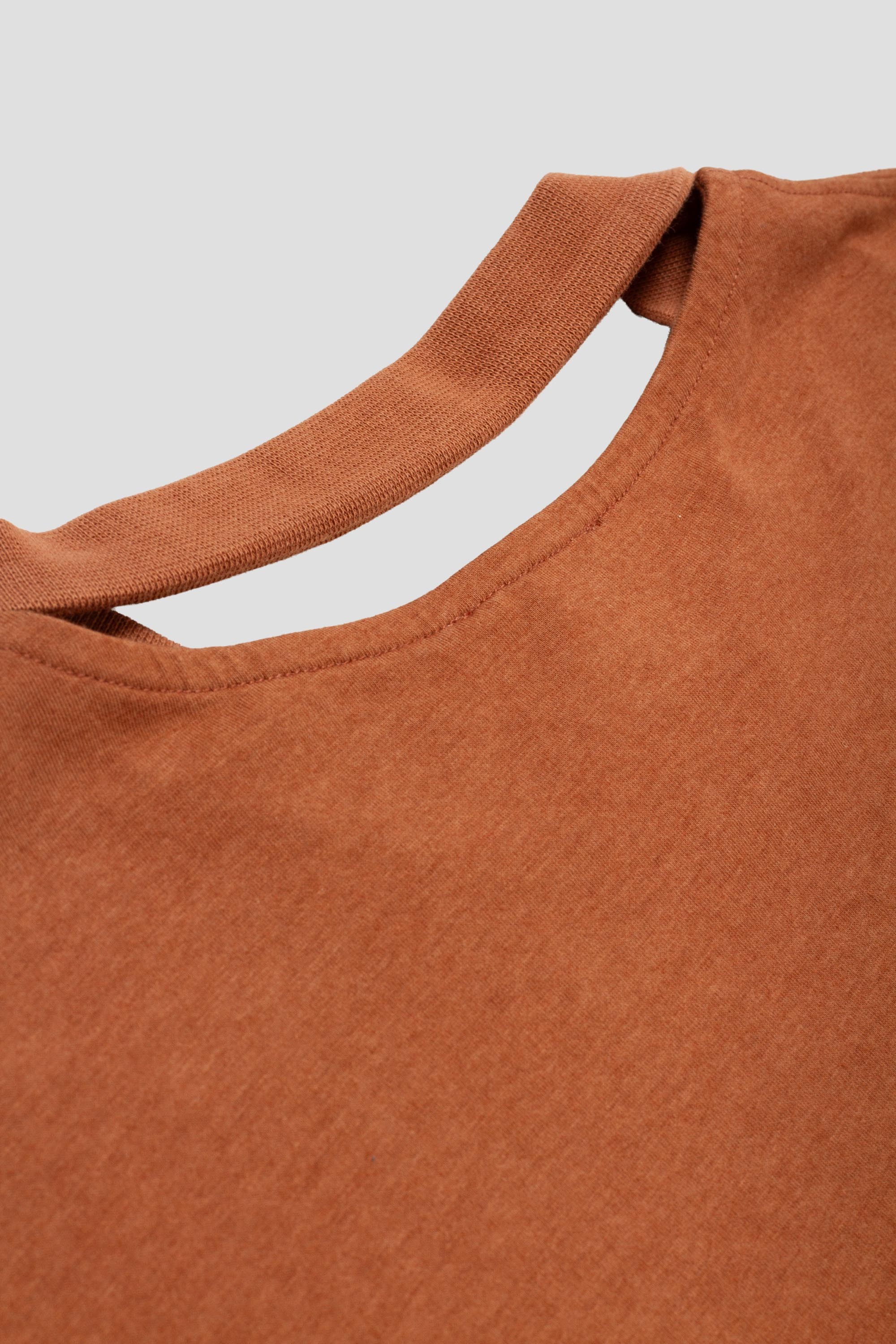 Boxy T-Shirt S/S Terracotta