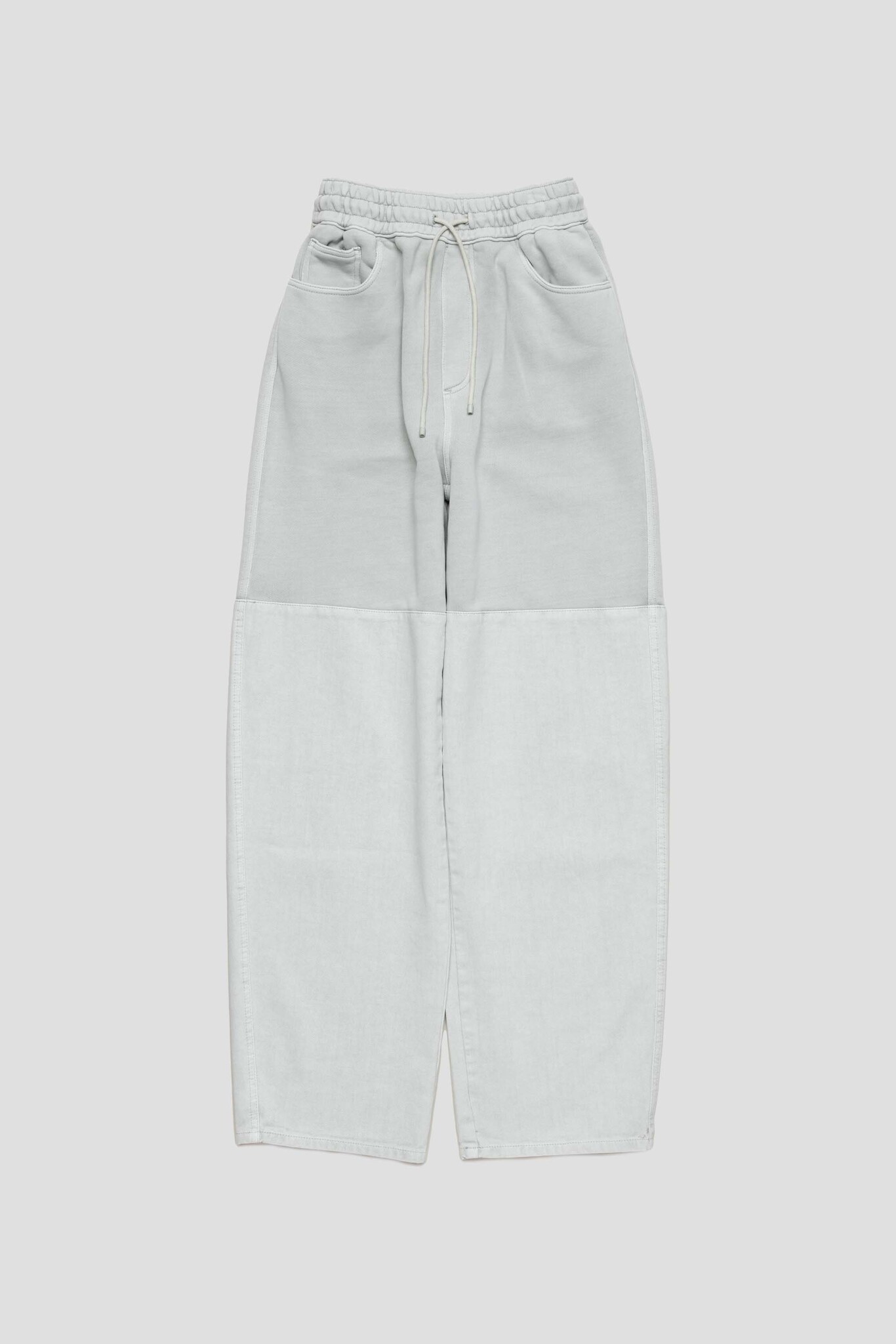 Drawstring Denim Pants Mint