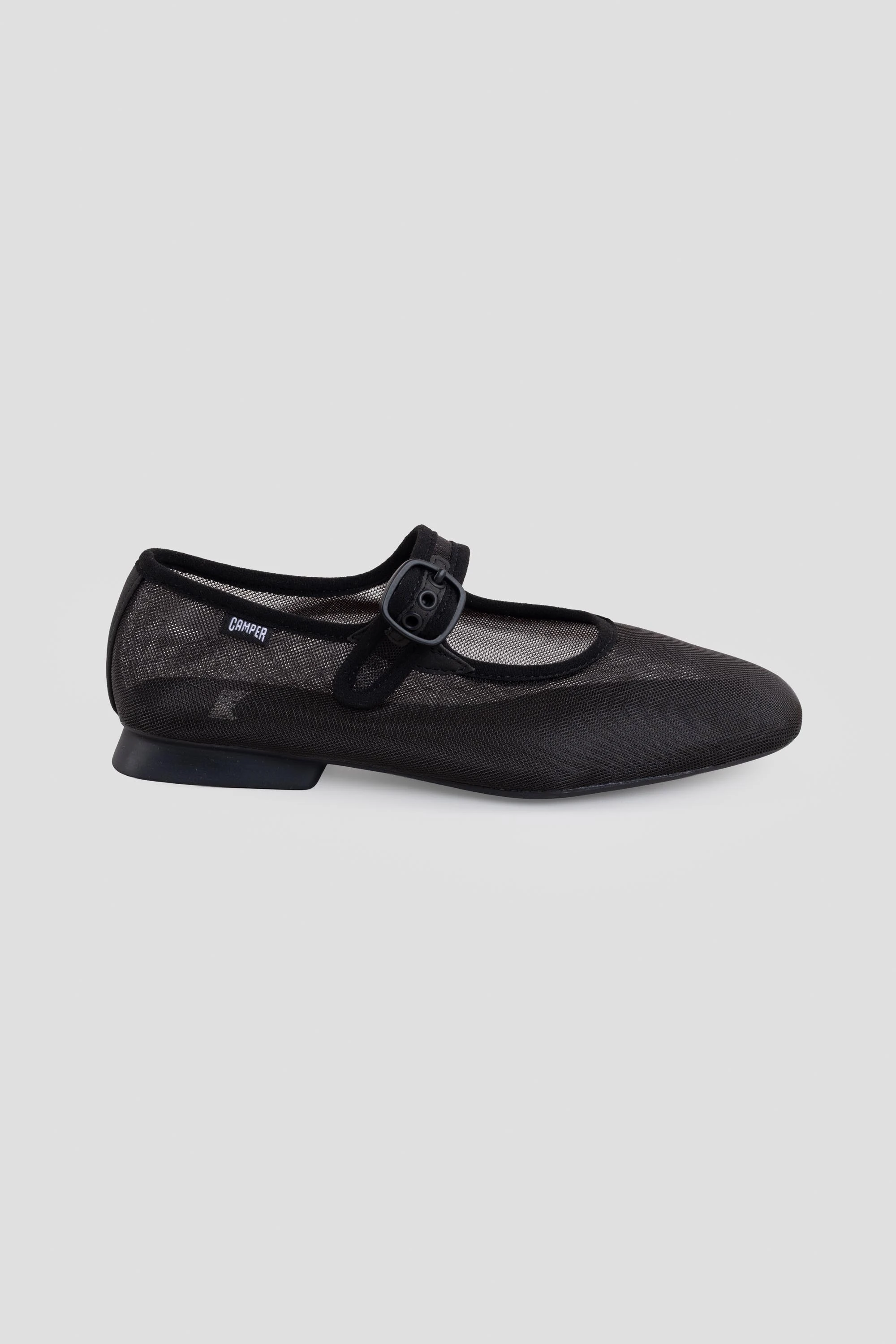 Casi Myra Ballerinas Black Mesh