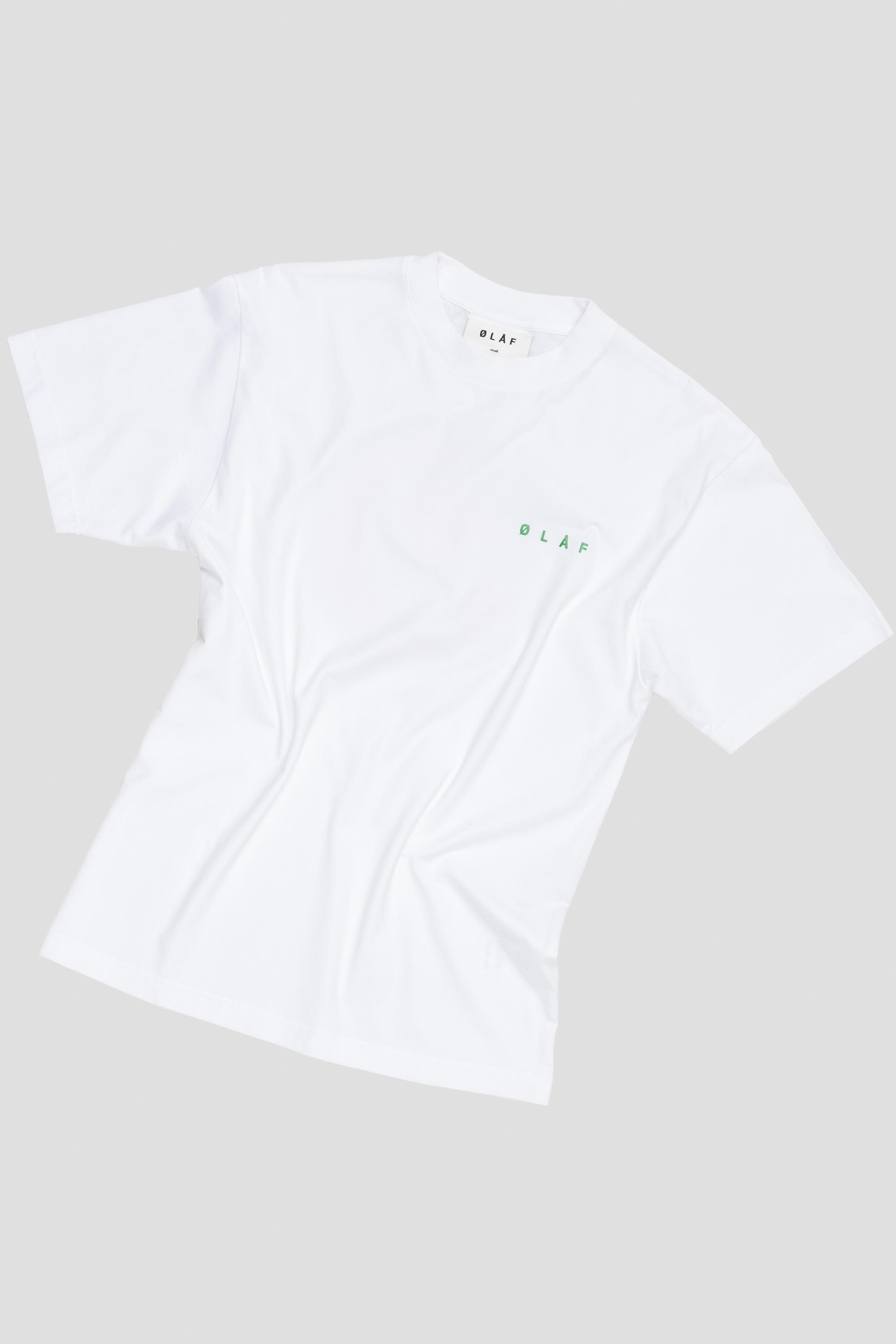 Spiral Face Tee Optical White