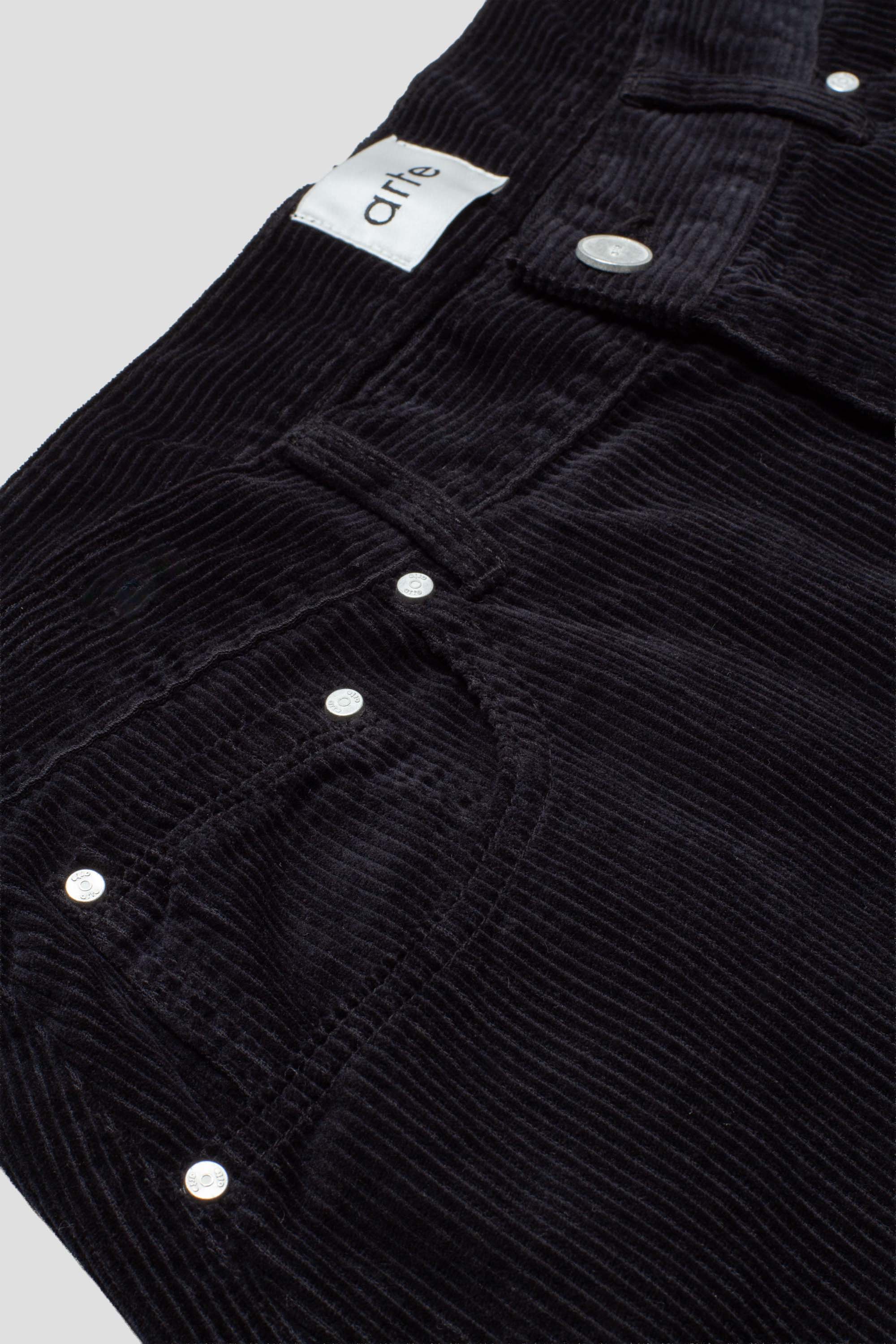 Corduroy Pants Black