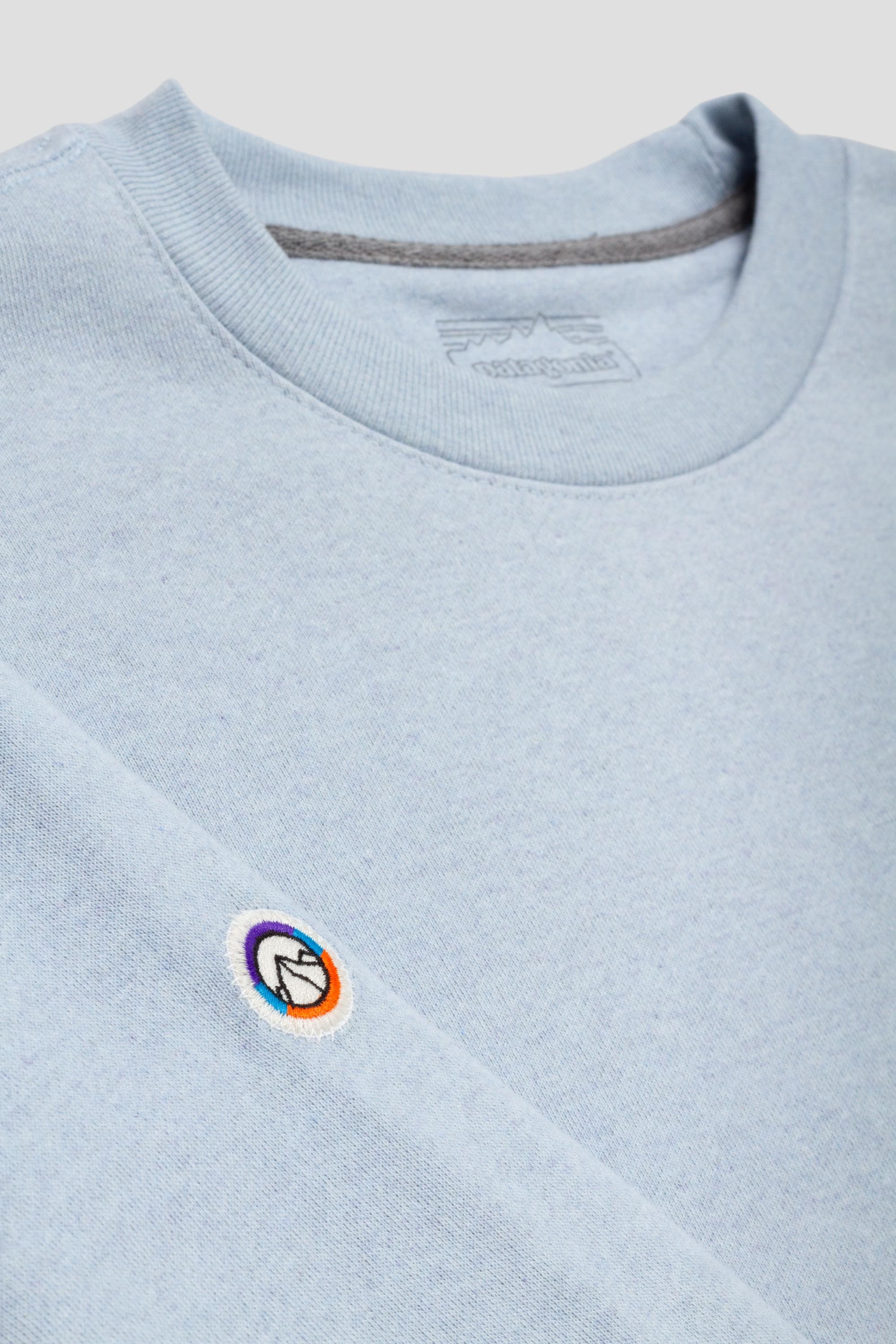 Fitz Roy Icon Uprisal Crew Sweat Fleck Blue