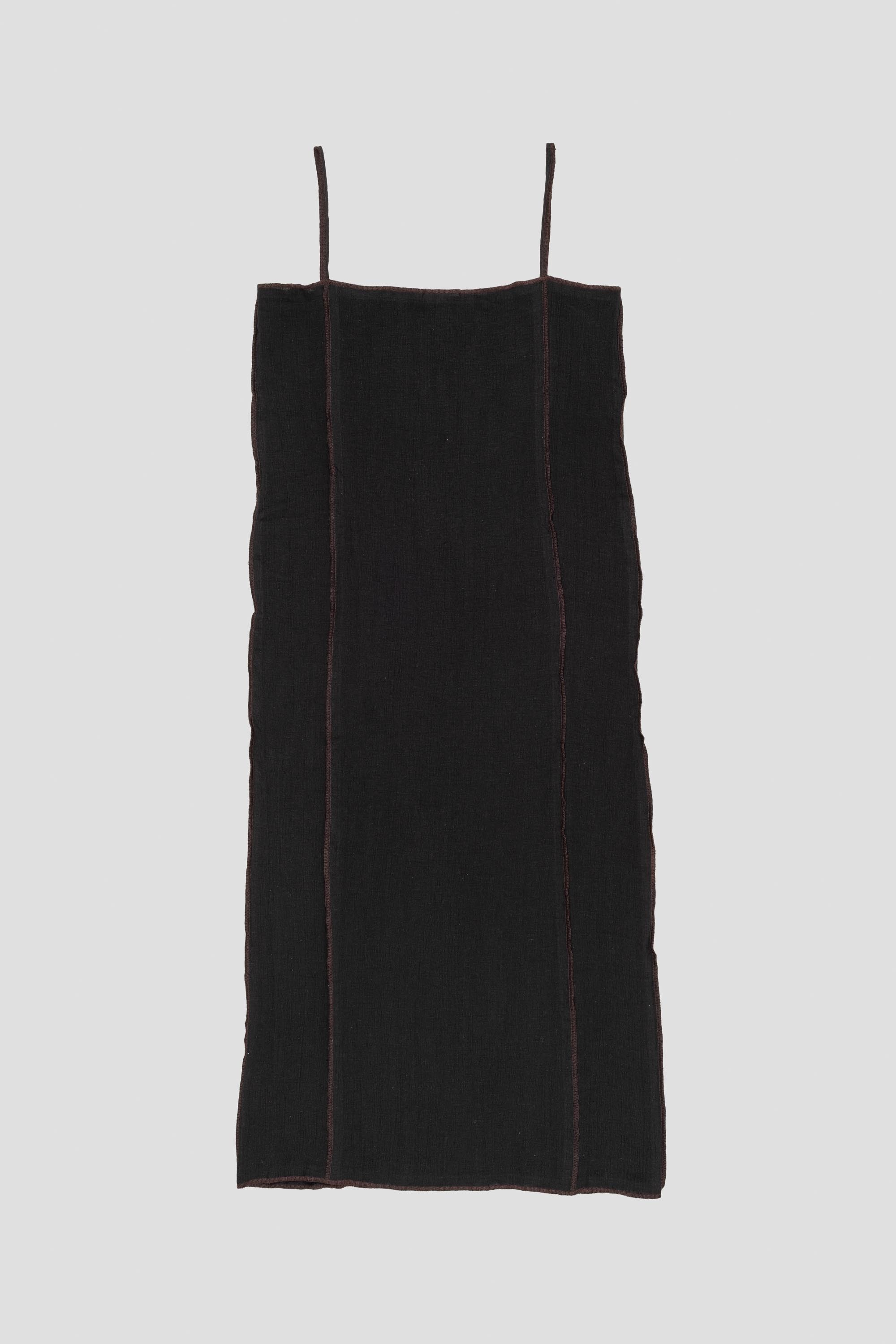 Shok Slip Dress Black/Brown