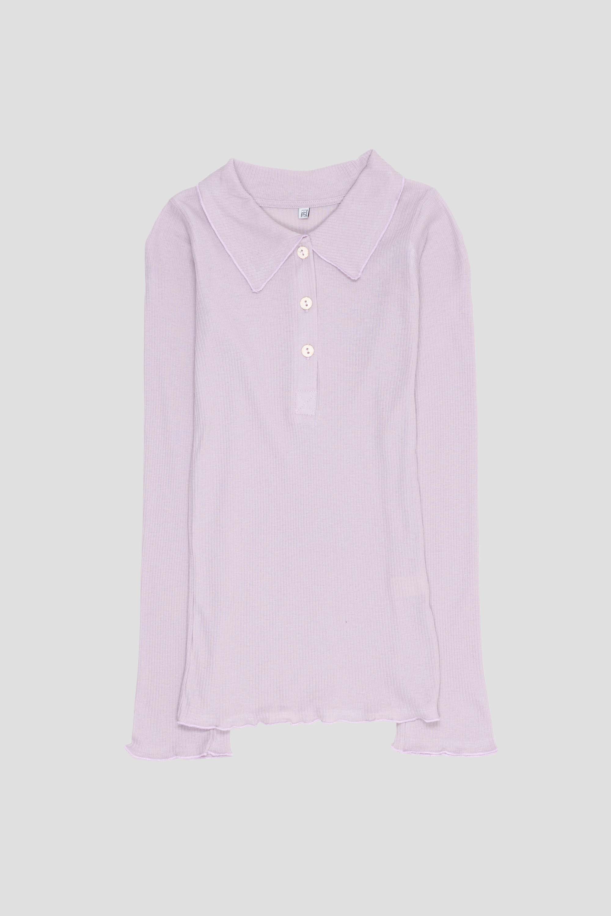 Dual Long Sleeve Tee Verbe Purple