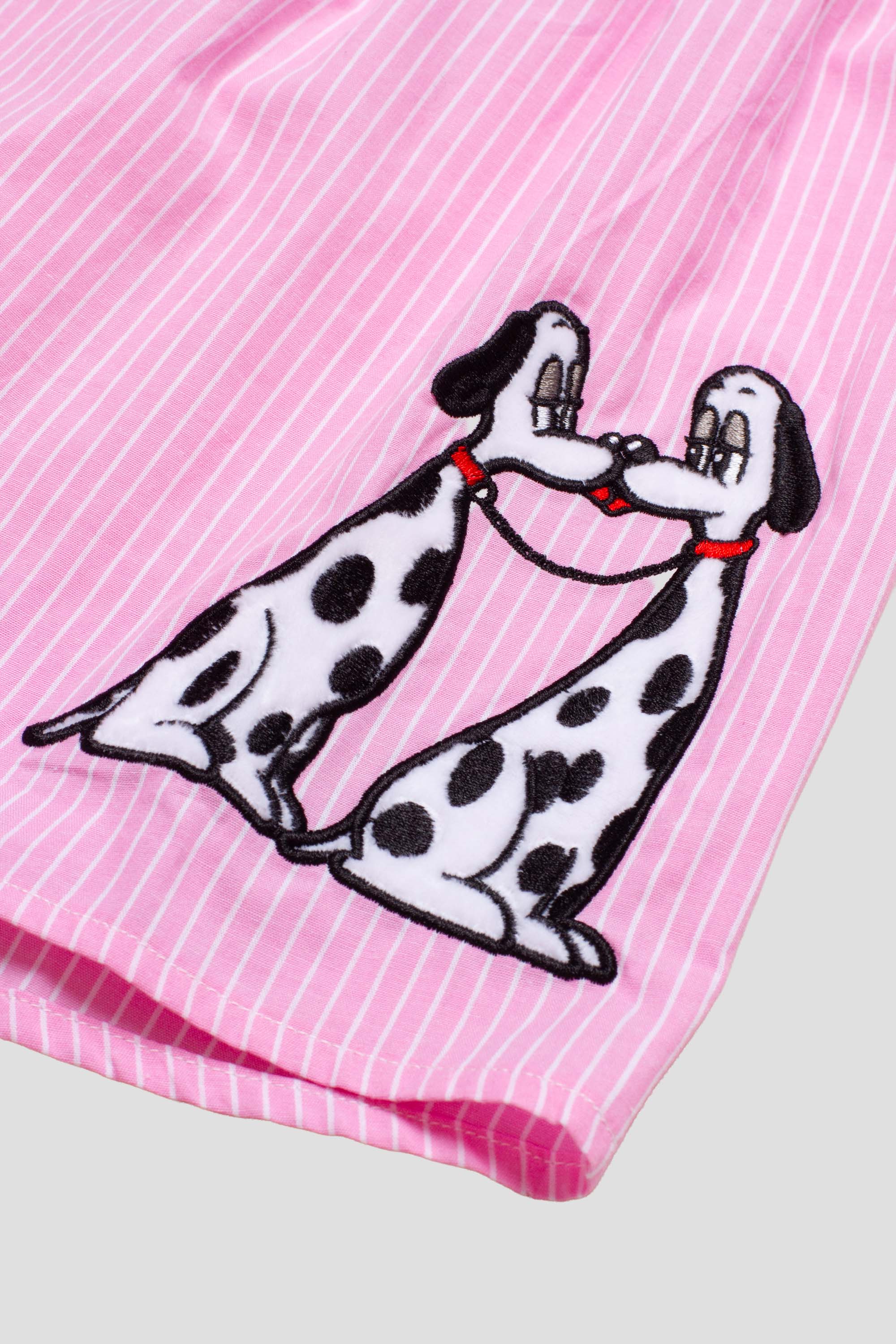 Doggy Daze Pink Stripe