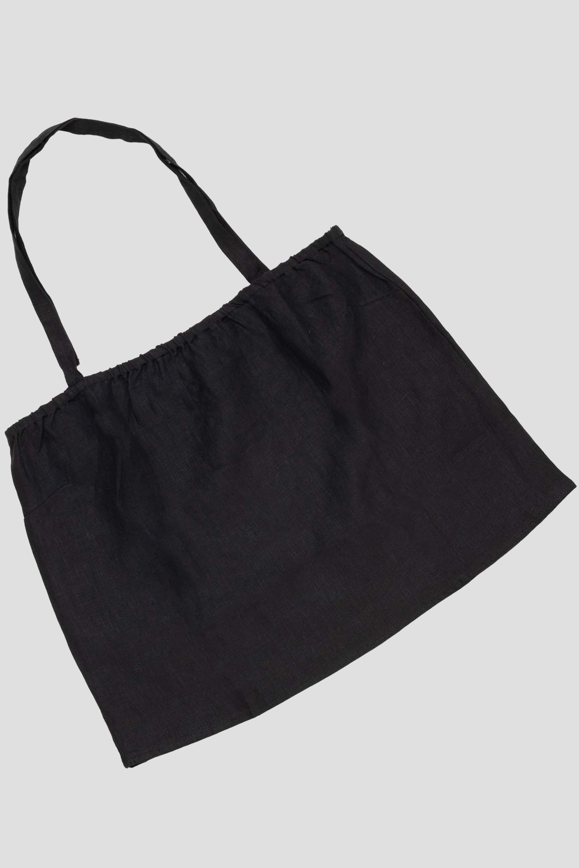 Button Strap Top Black