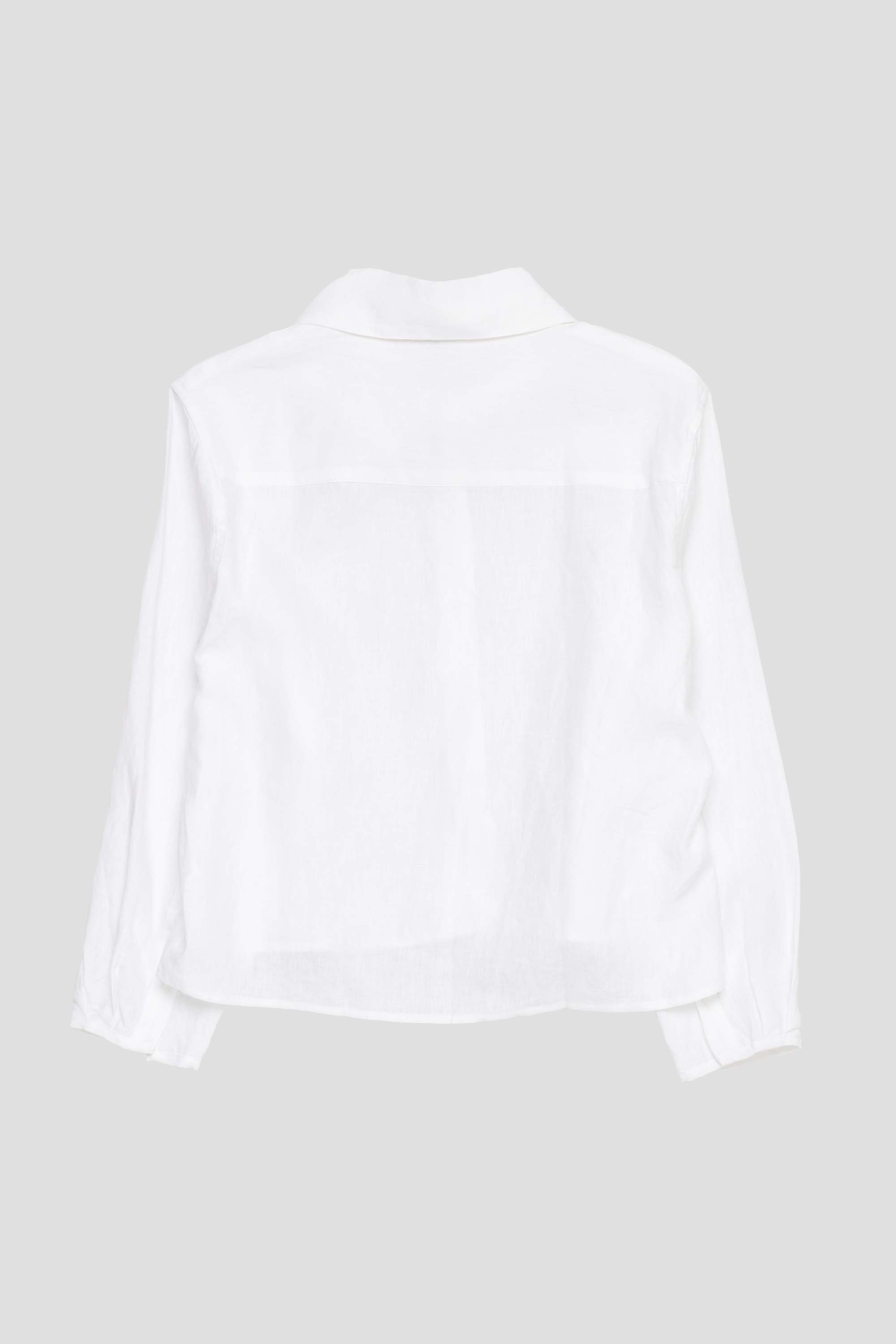 Collar Point Shirt White