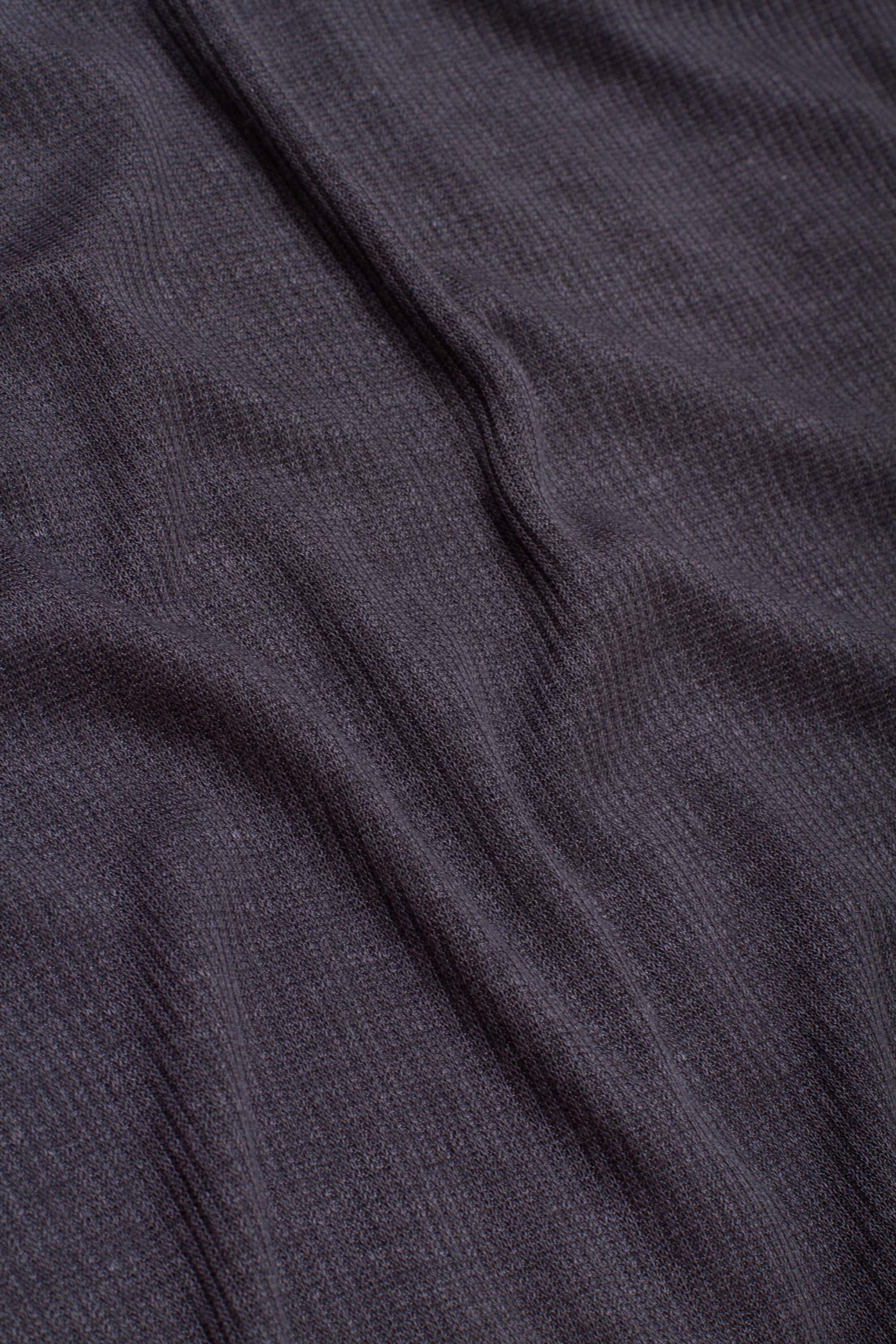 Knit Long Sleeve Steel
