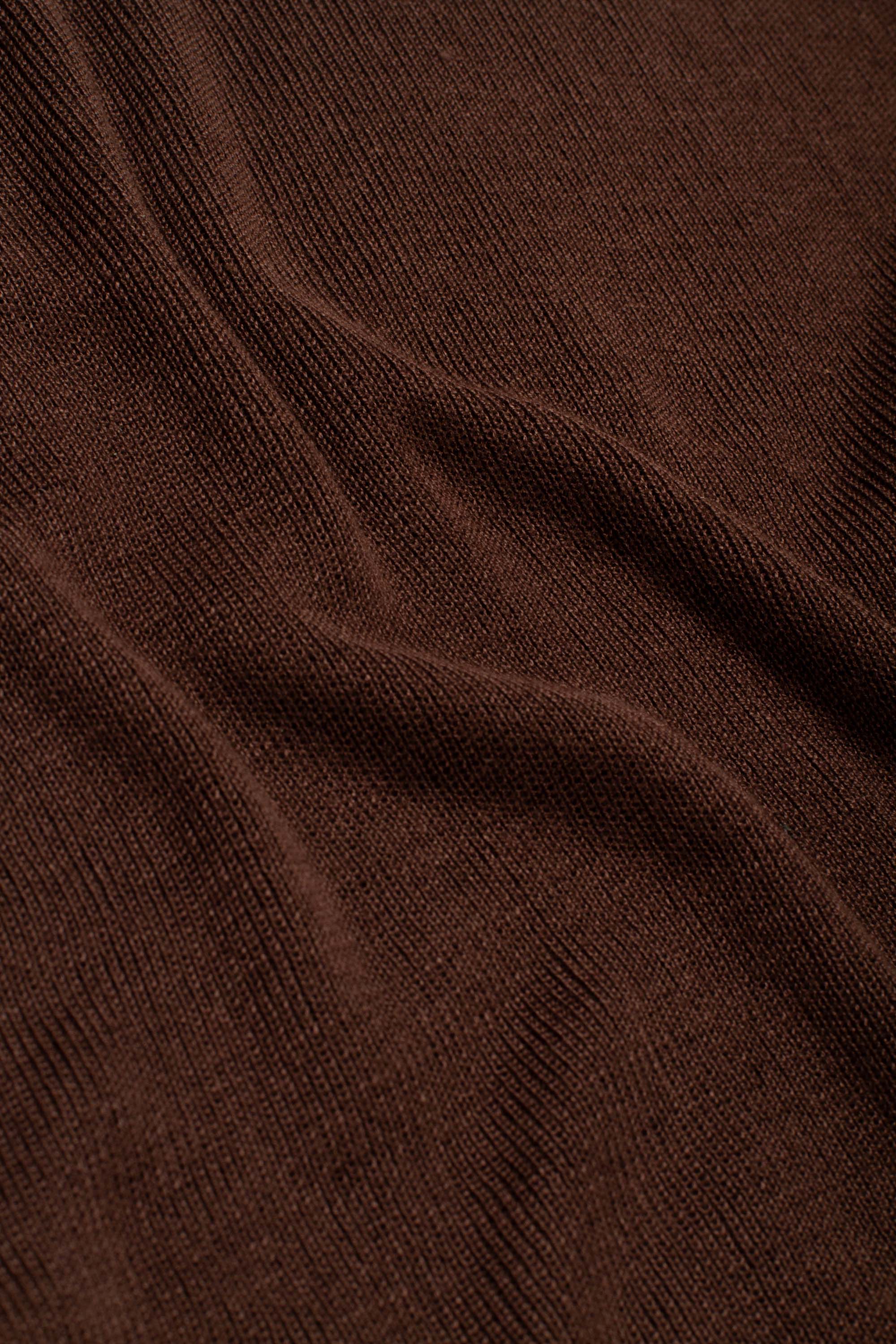 Knitted Top Dark Brown